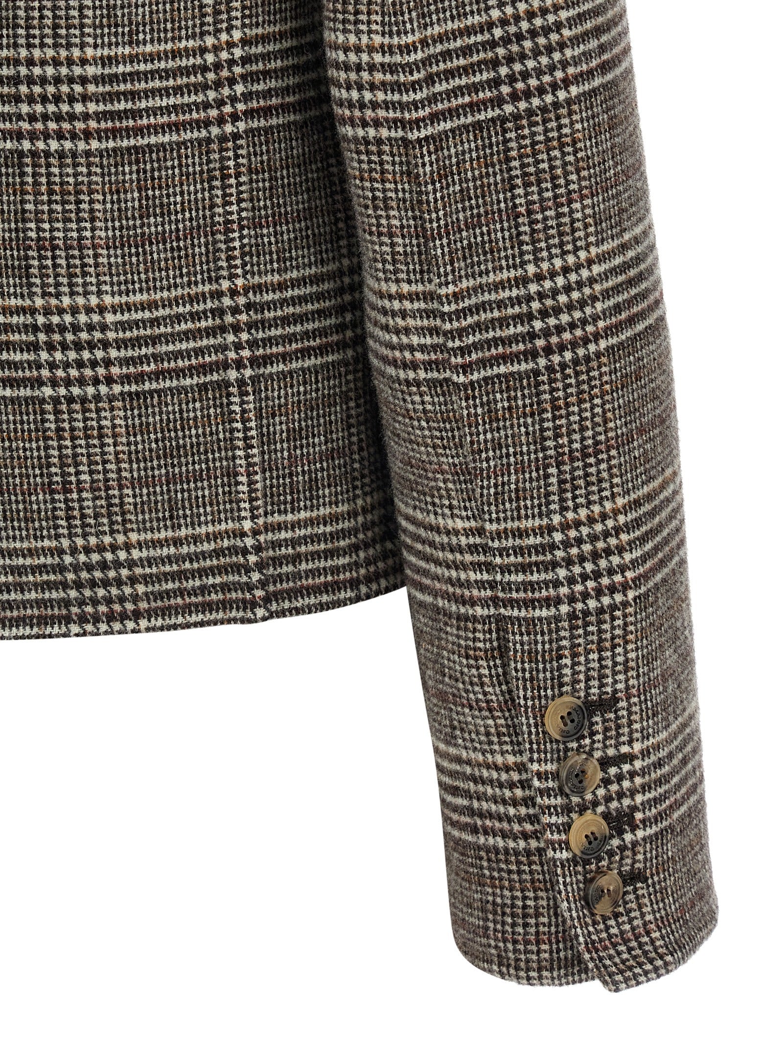 Ermanno Scervino Multicolor Virgin Wool Blazer