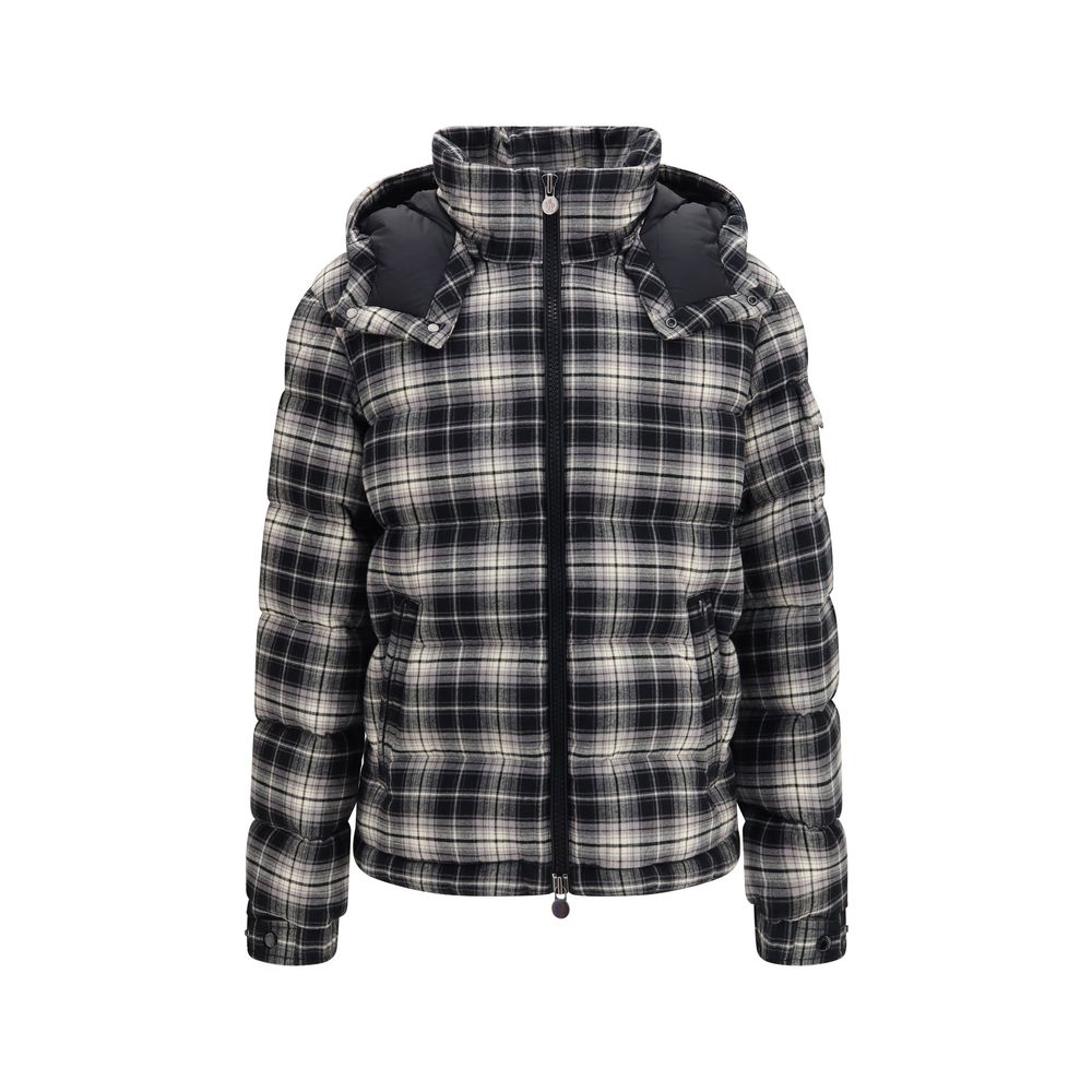 Moncler Black Cotton Full-Length Jacket