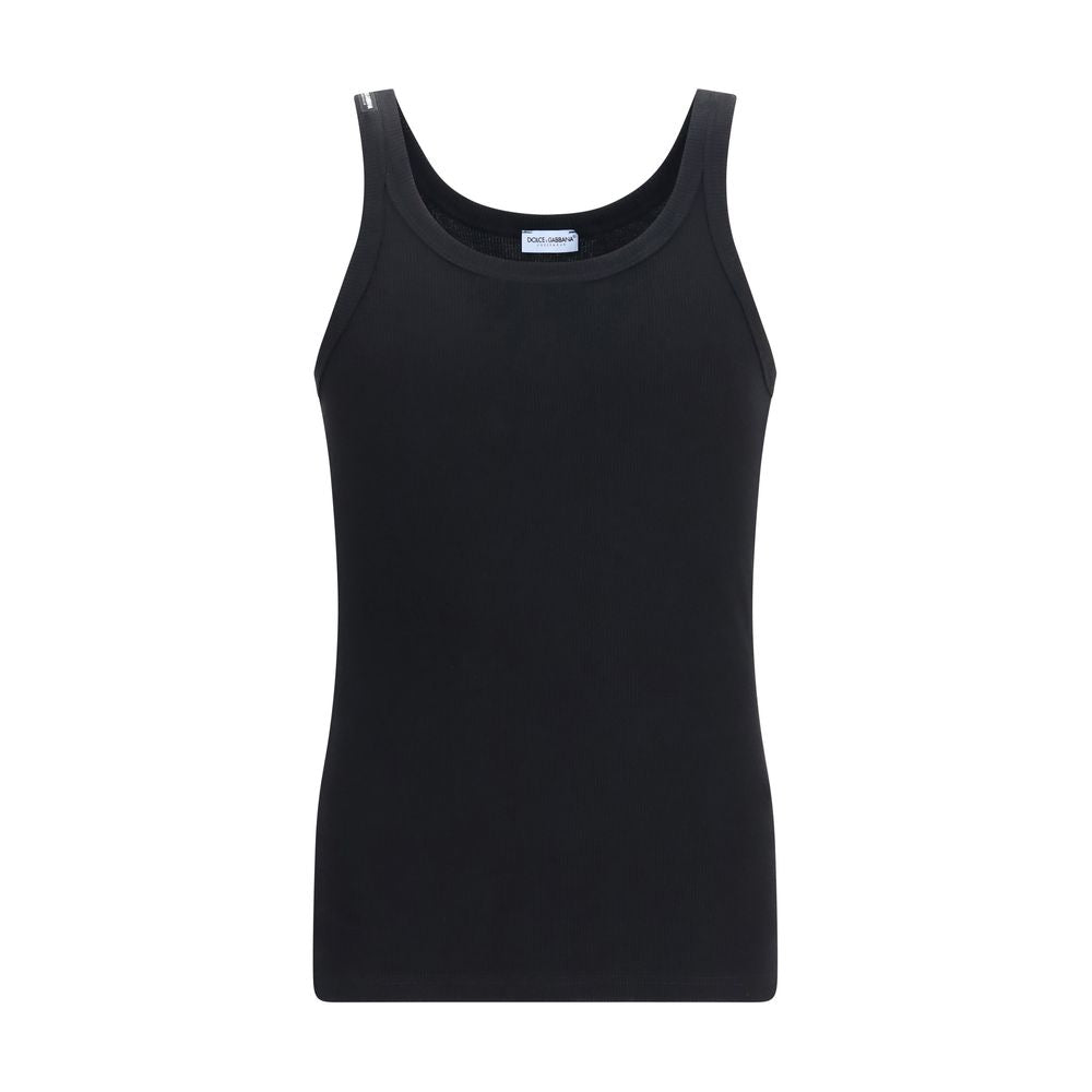 Dolce & Gabbana Black Cotton Top