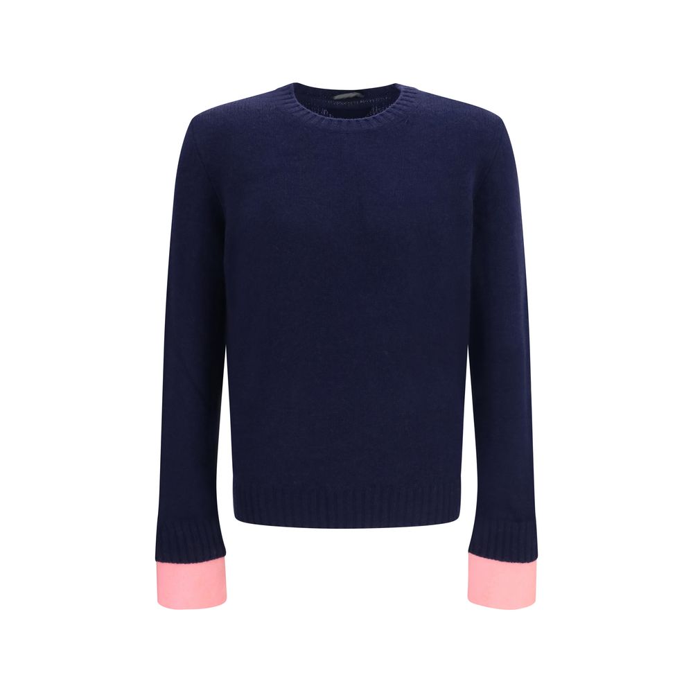 Prada Blue Wool Oves Aries Sweatshirt