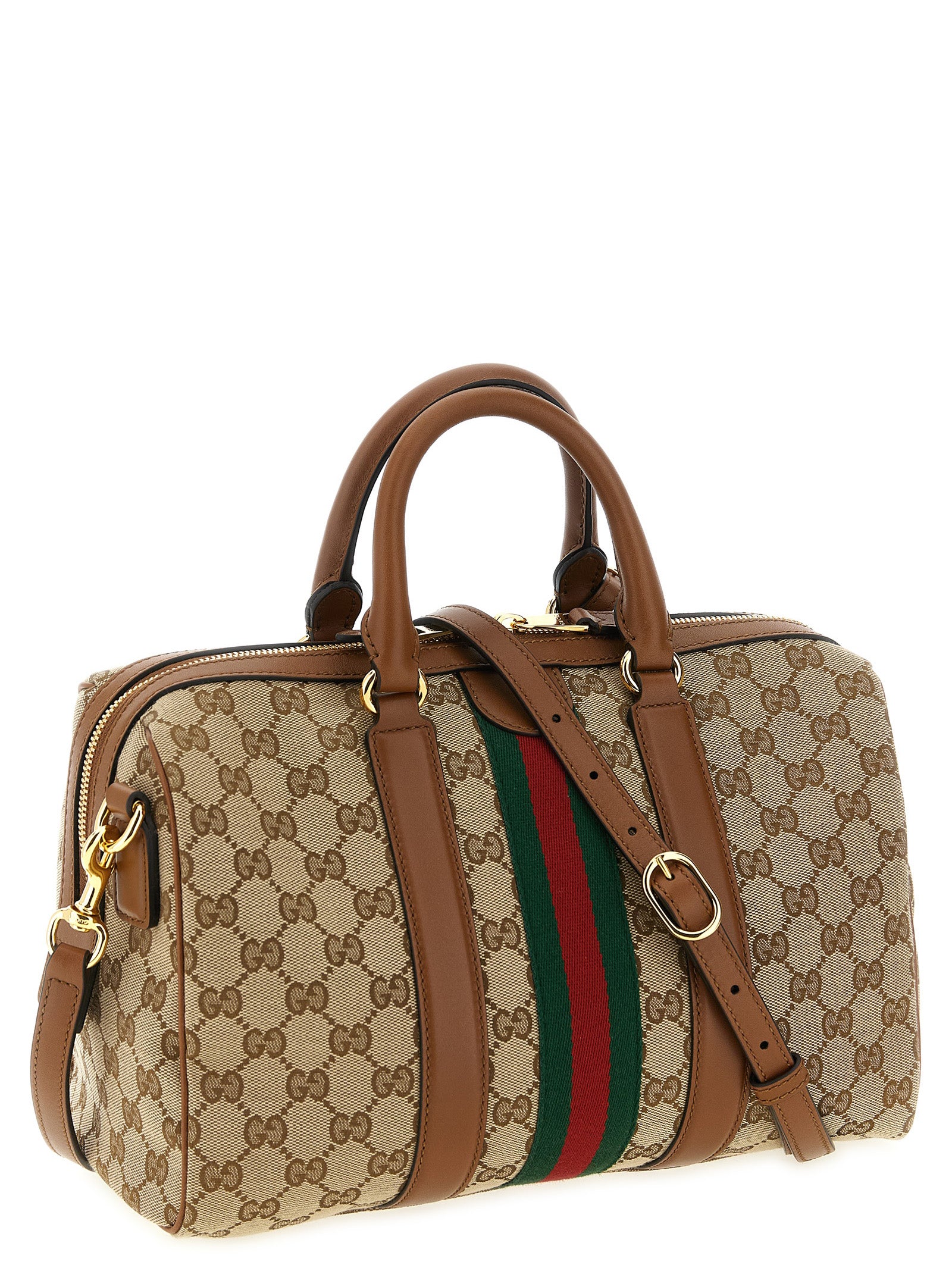 Gucci Beige Polyester Handbag