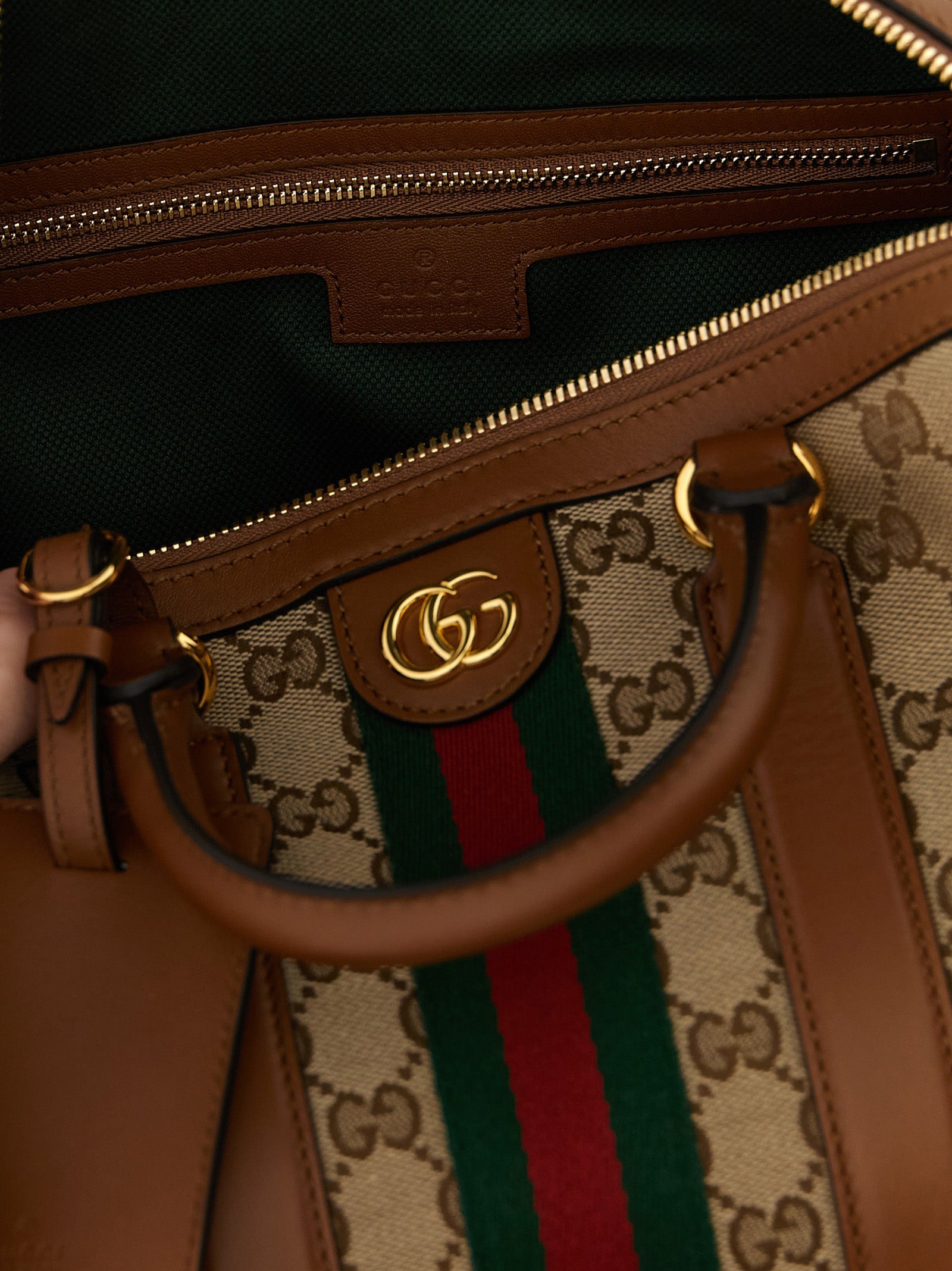 Gucci Beige Polyester Handbag