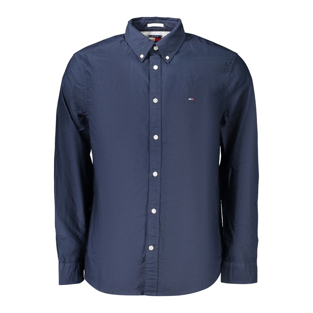 Tommy Hilfiger Blue Cotton Men's Shirt