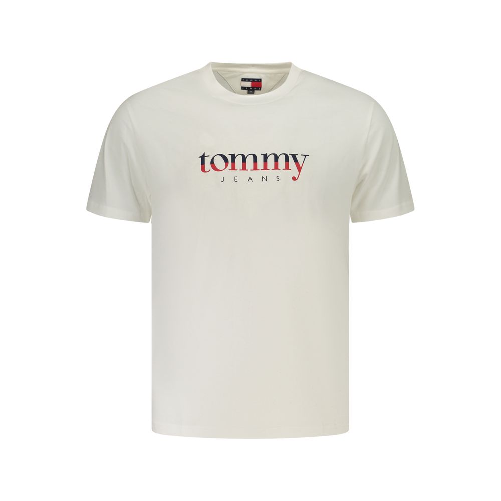 Tommy Hilfiger White Cotton Men's T-Shirt