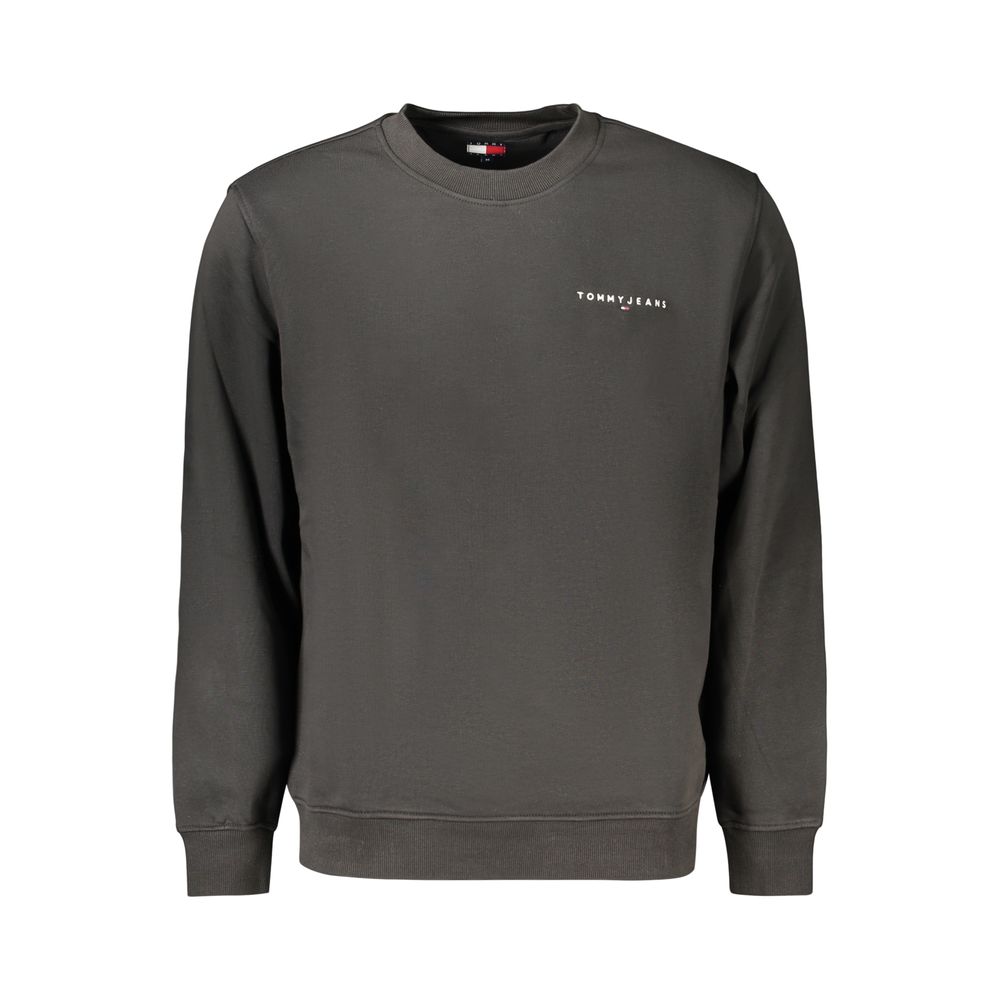 Tommy Hilfiger Black Cotton Men Sweatshirt