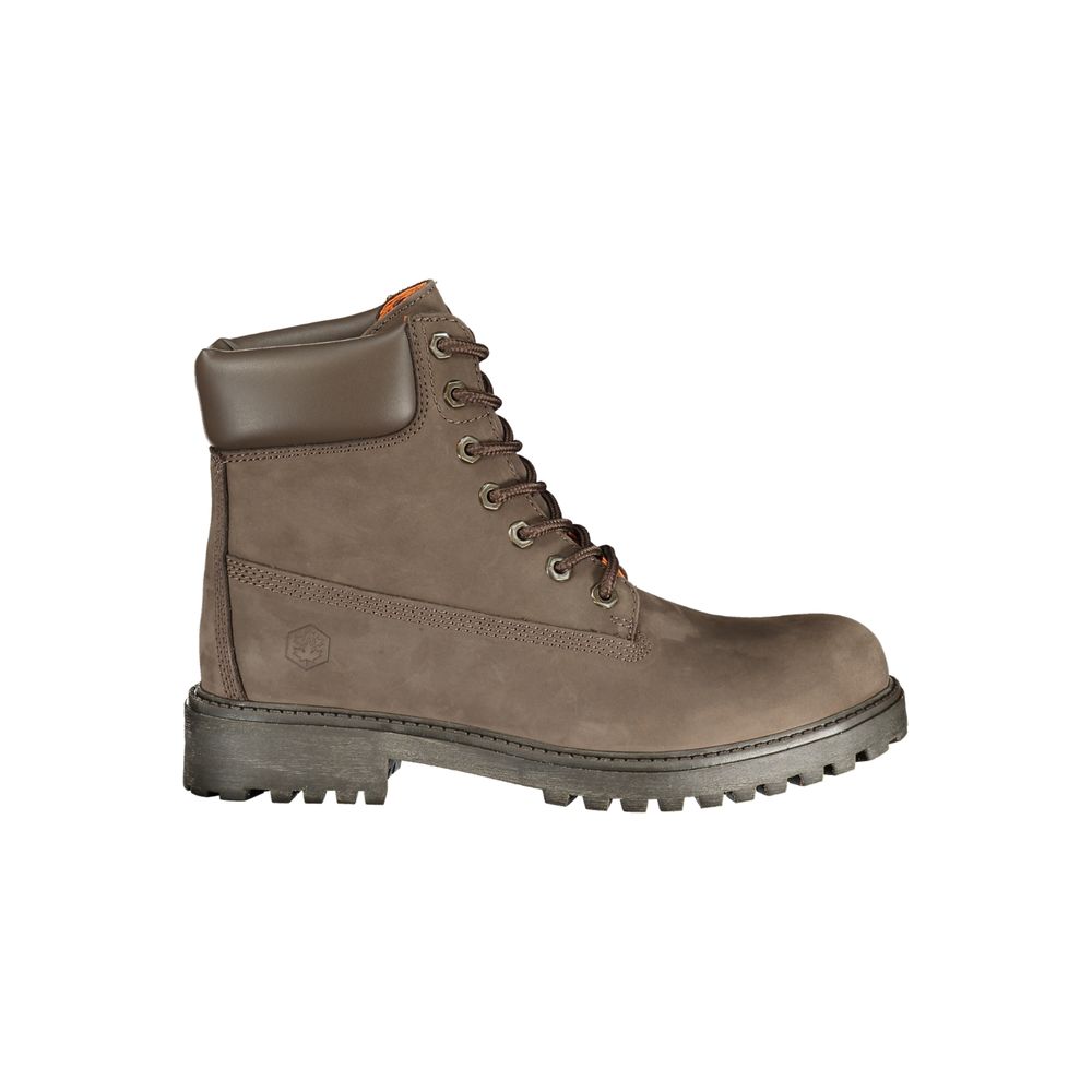 Lumberjack Brown Polyester Ankle Boots