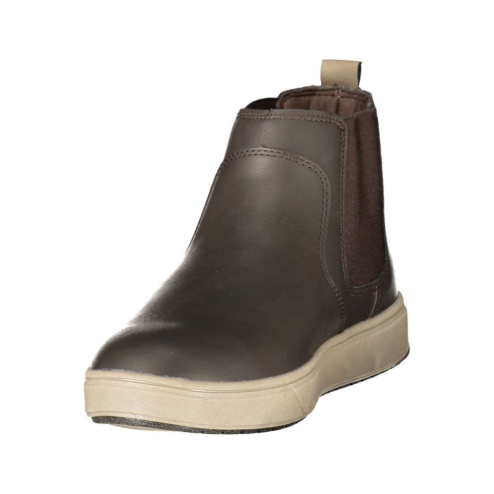 Lumberjack Brown Polyester Ankle Boots