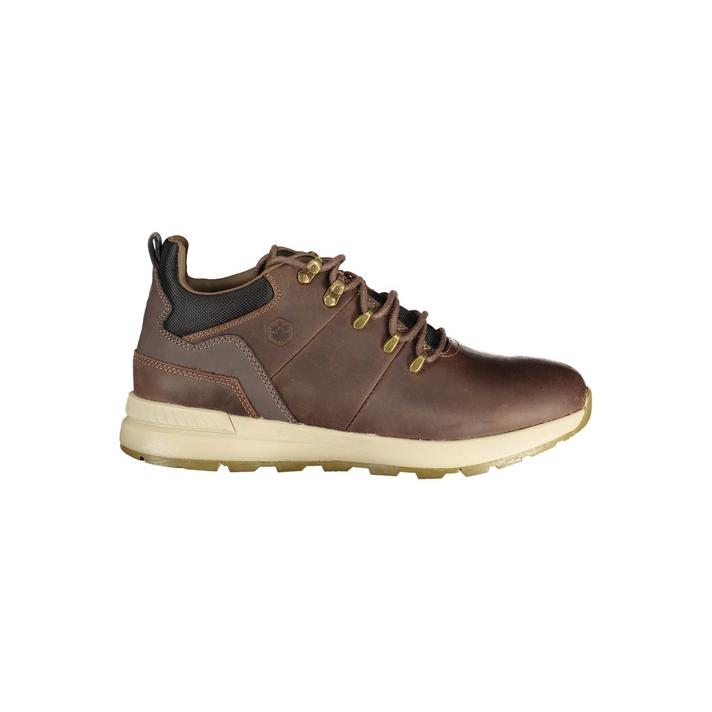 Lumberjack Brown Polyester Ankle Boots