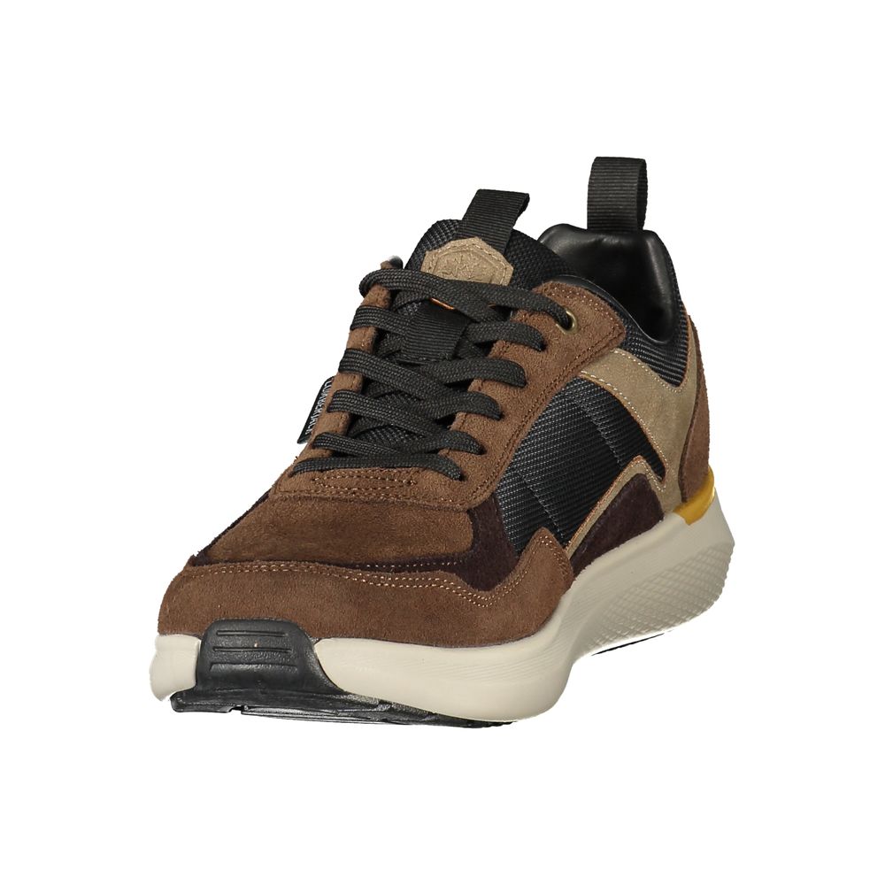 Lumberjack Brown Polyester Athletic Sneakers