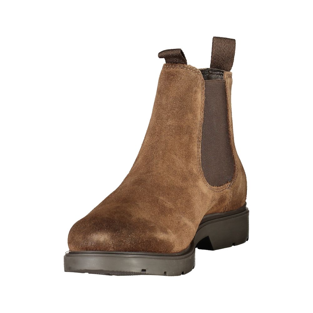 Lumberjack Brown Polyester Ankle Boots