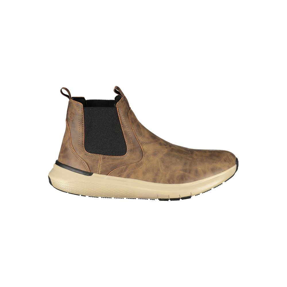 Lumberjack Brown Polyester Ankle Boots