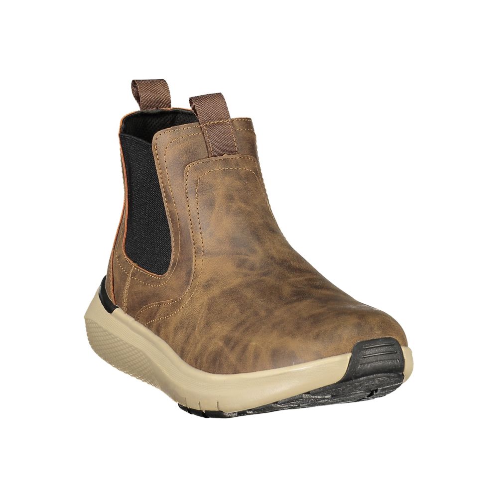Lumberjack Brown Polyester Ankle Boots