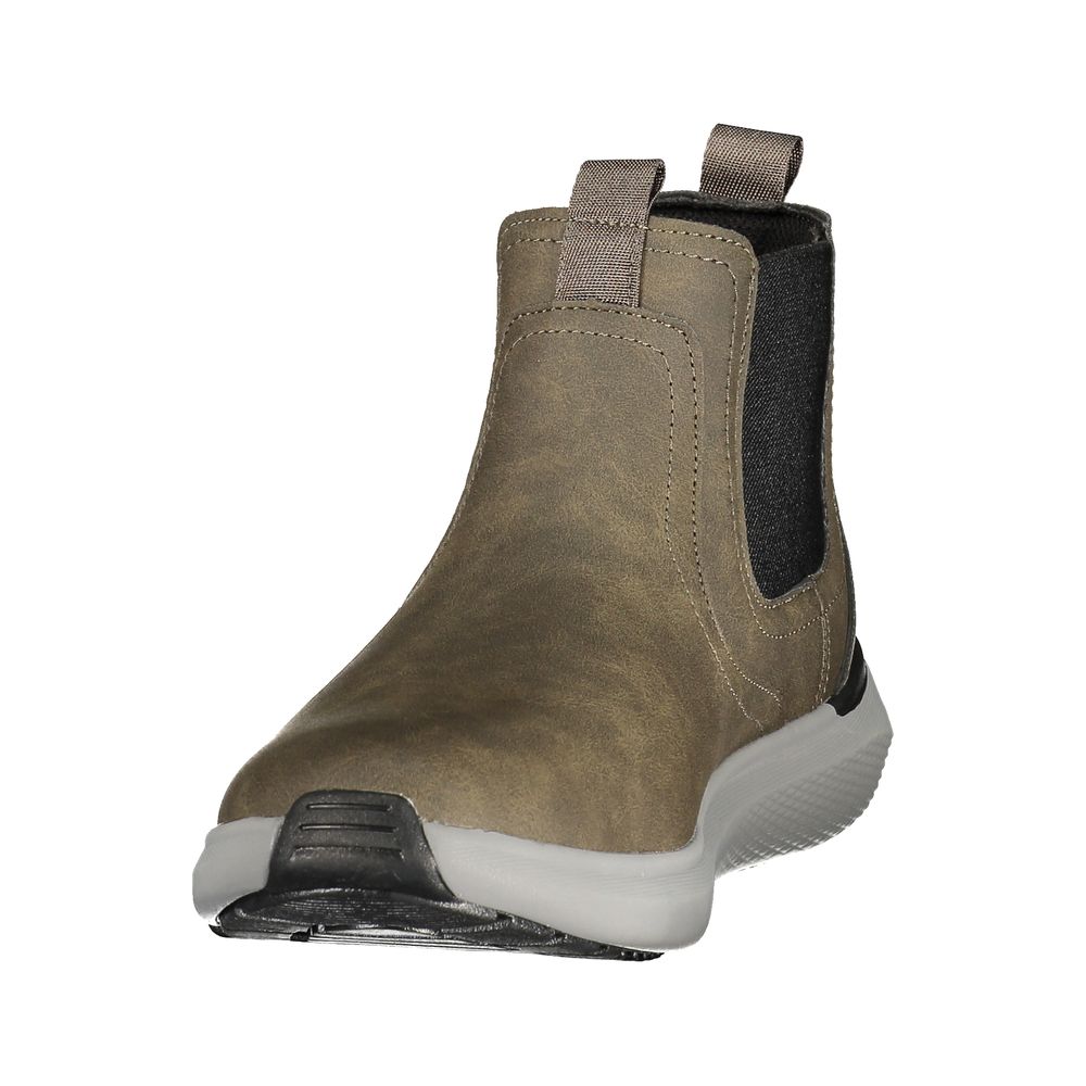 Lumberjack Green Polyester Ankle Boots