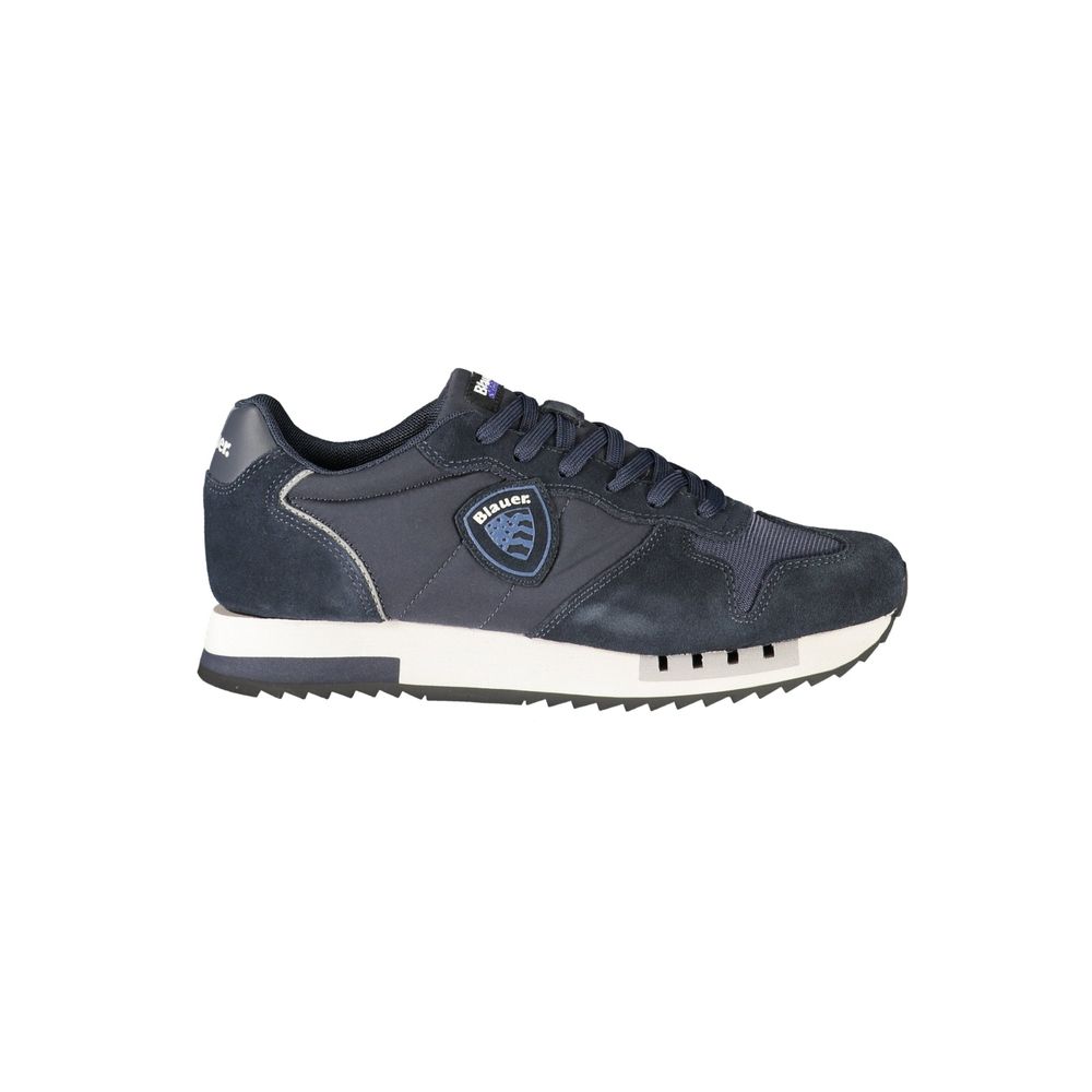 Blauer Blue Polyester Athletic Sneakers