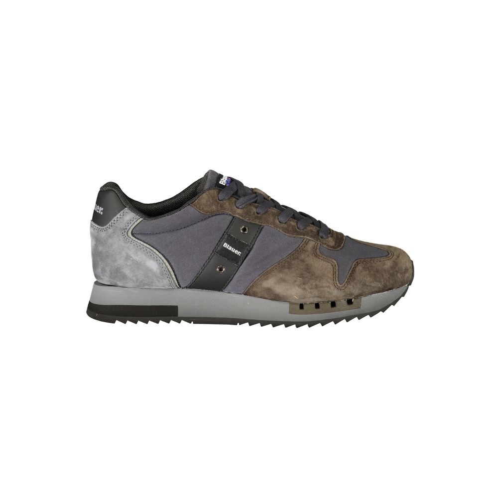 Blauer Gray Polyester Athletic Sneakers