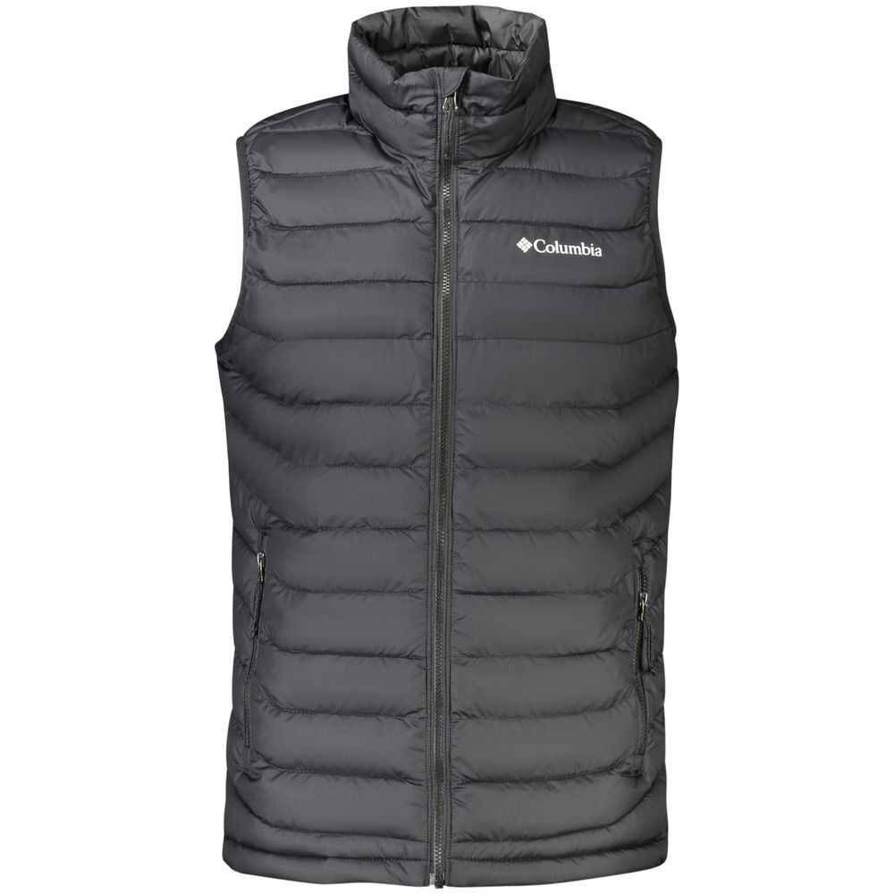 Columbia Black Polyester Sleeveless Jacket