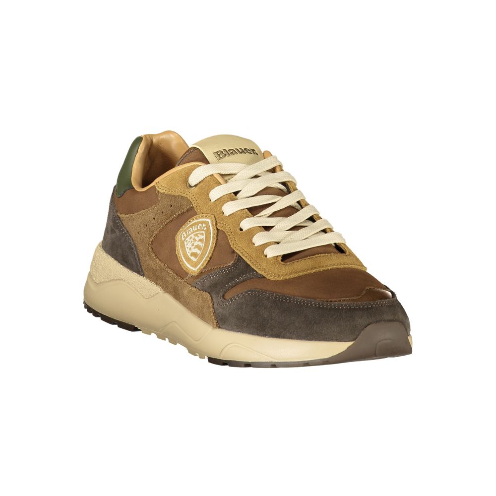 Blauer Brown Polyester Athletic Sneakers