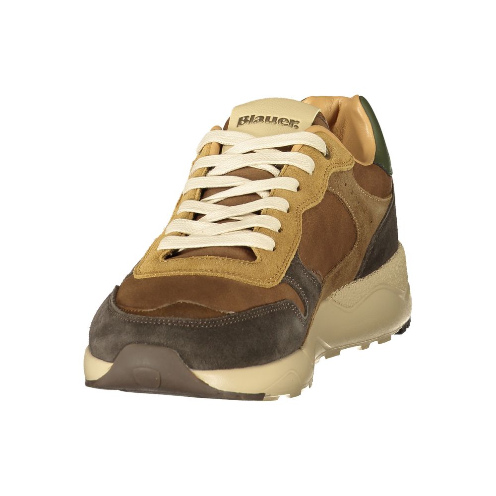 Blauer Brown Polyester Athletic Sneakers