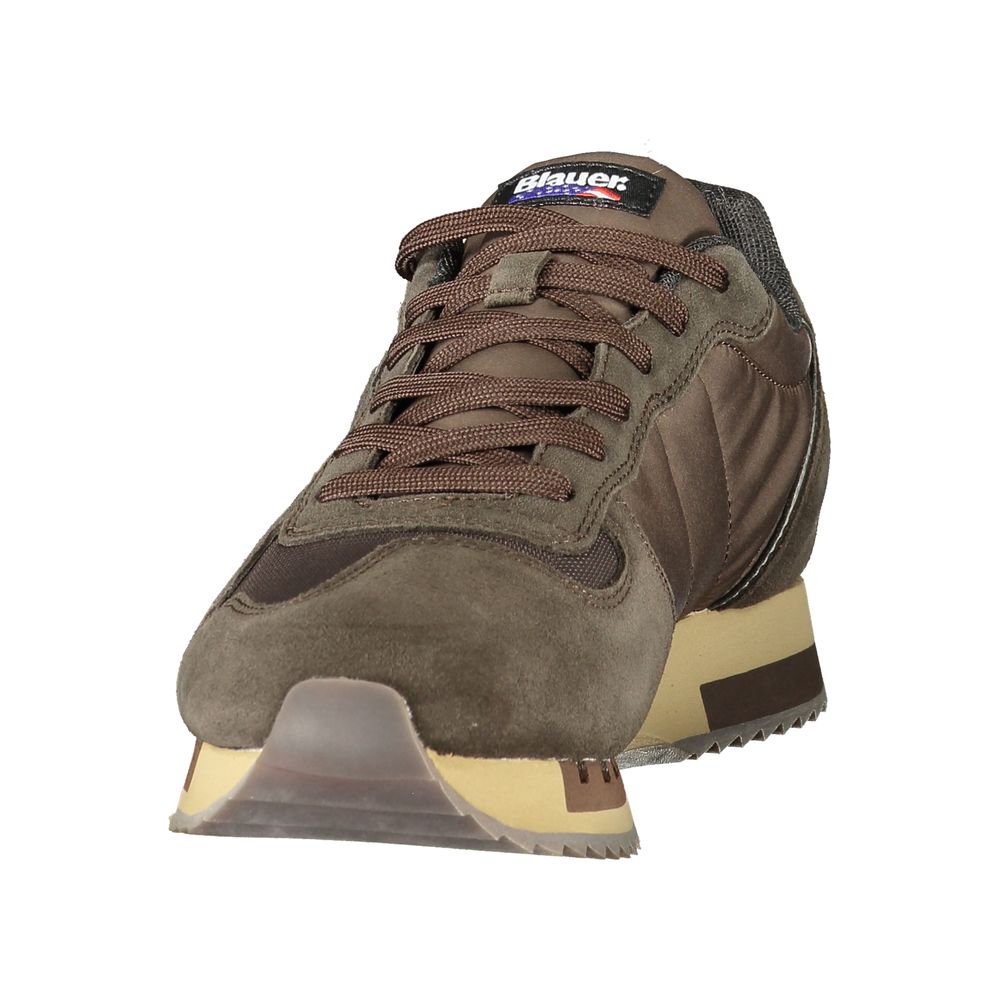Blauer Brown Polyester Athletic Sneakers
