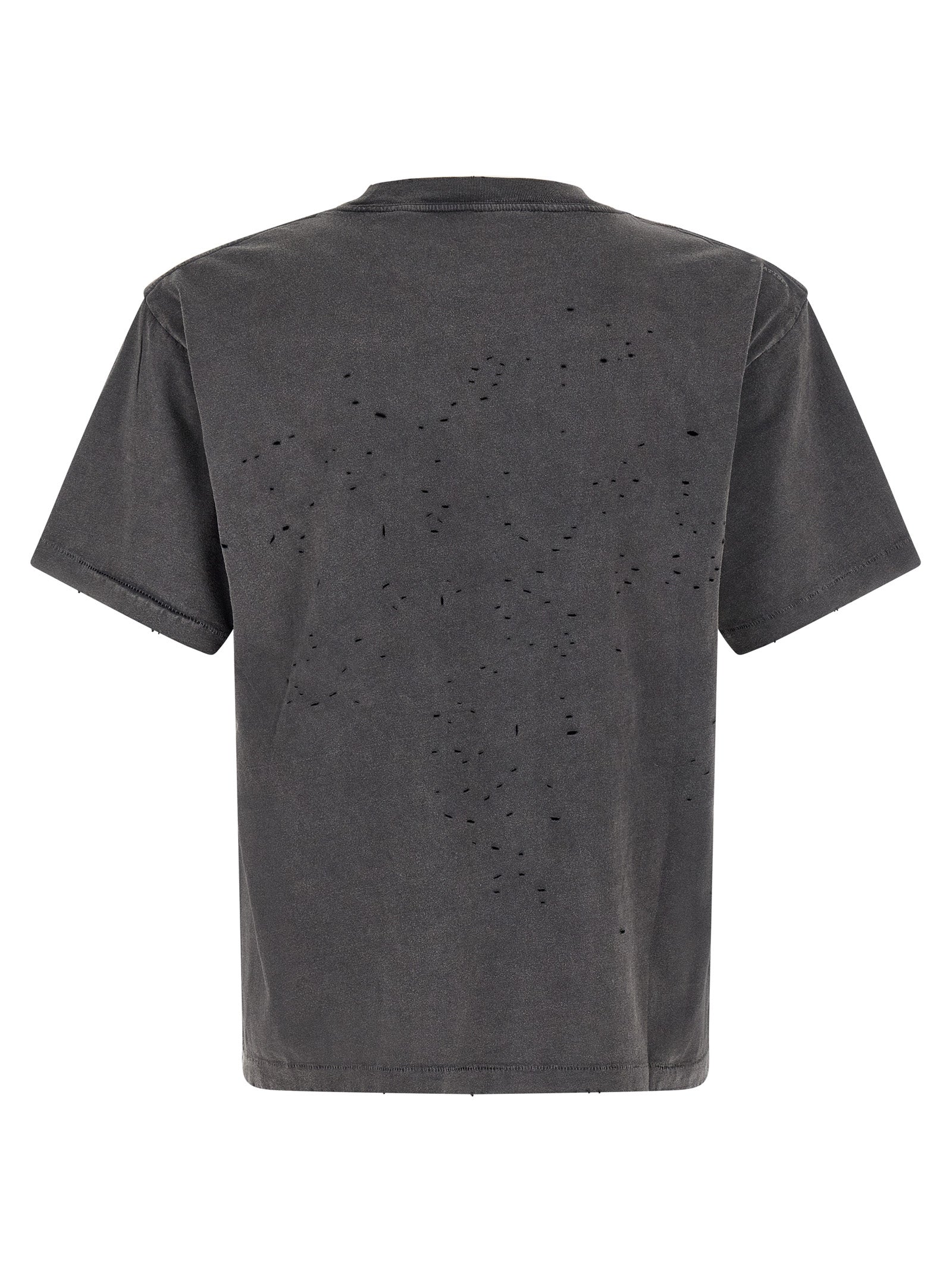 SATISFY Gray Cotton T-Shirt
