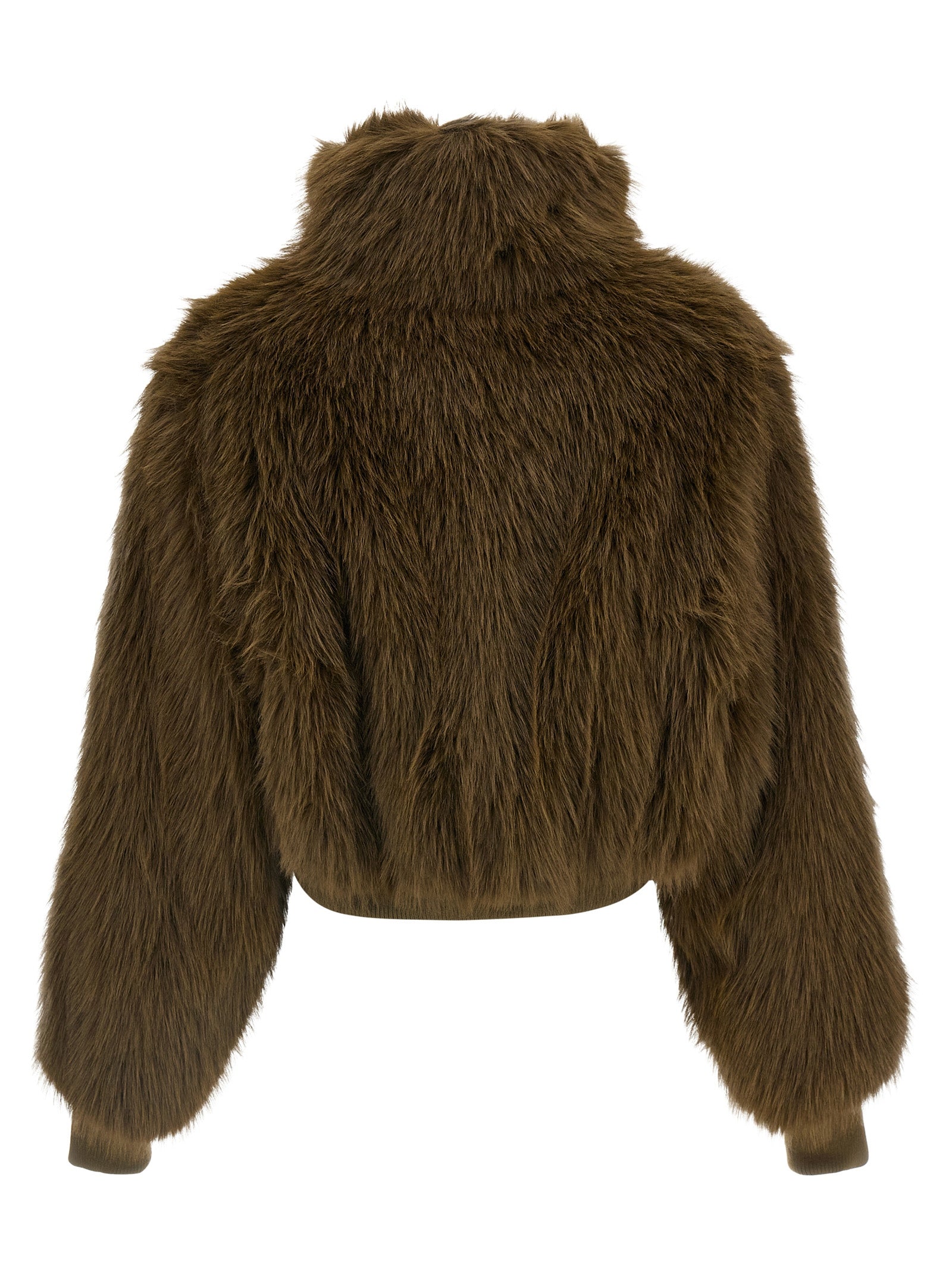 Fabiana Filippi Bicolor Virgin Wool Bomber