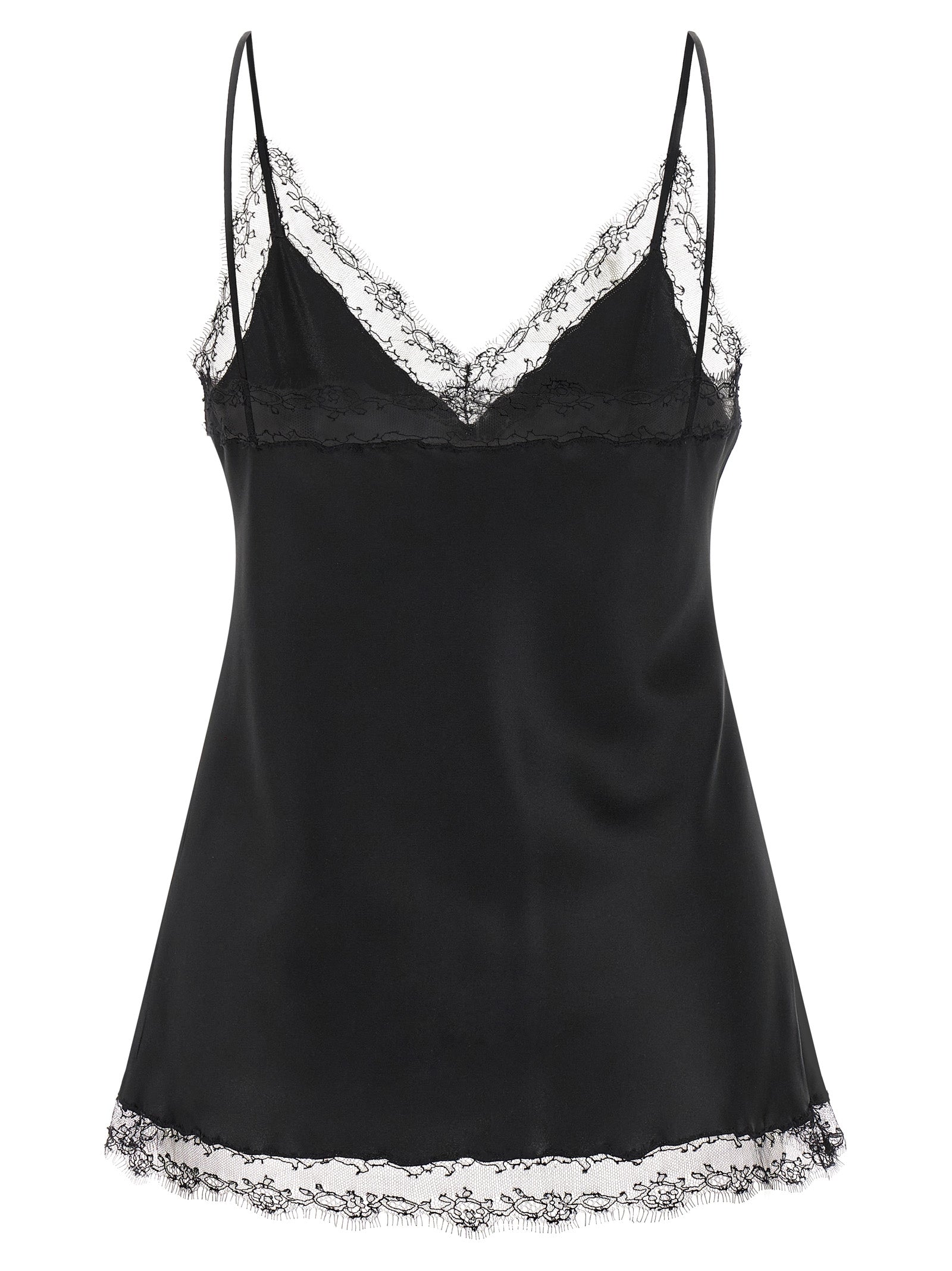 Ermanno Scervino Black Silk Lingerie