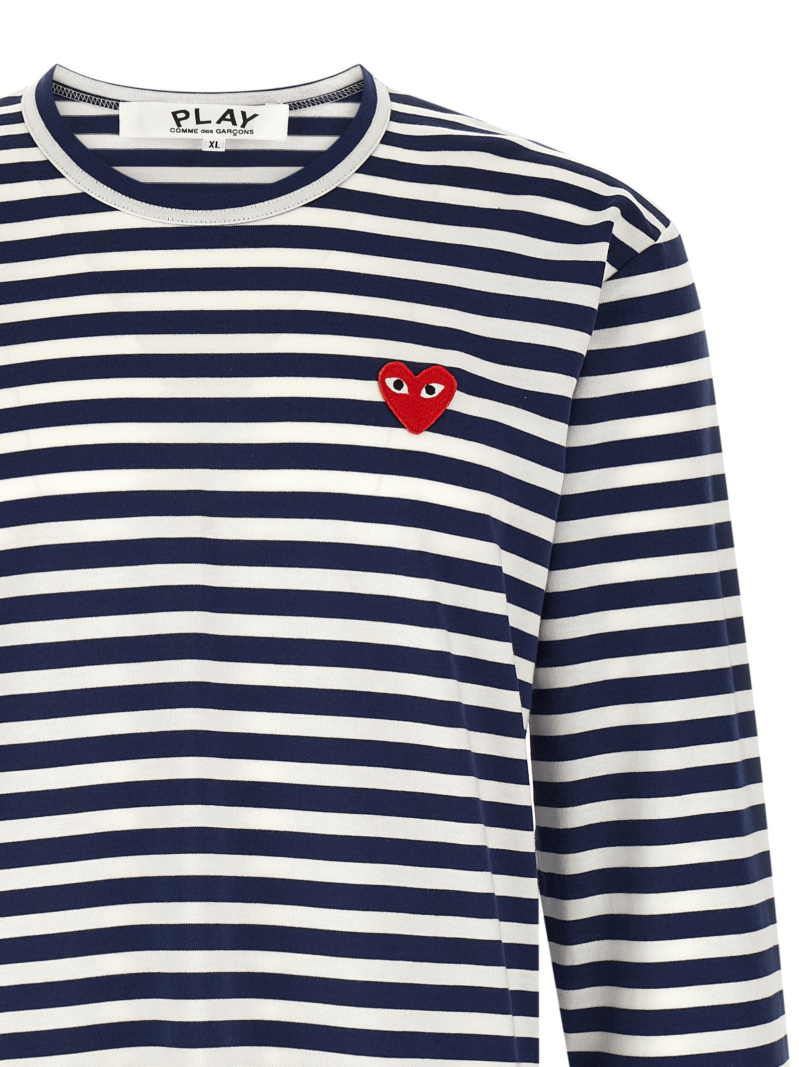 Comme Des Garçons Play Multicolor Cotton T-Shirt