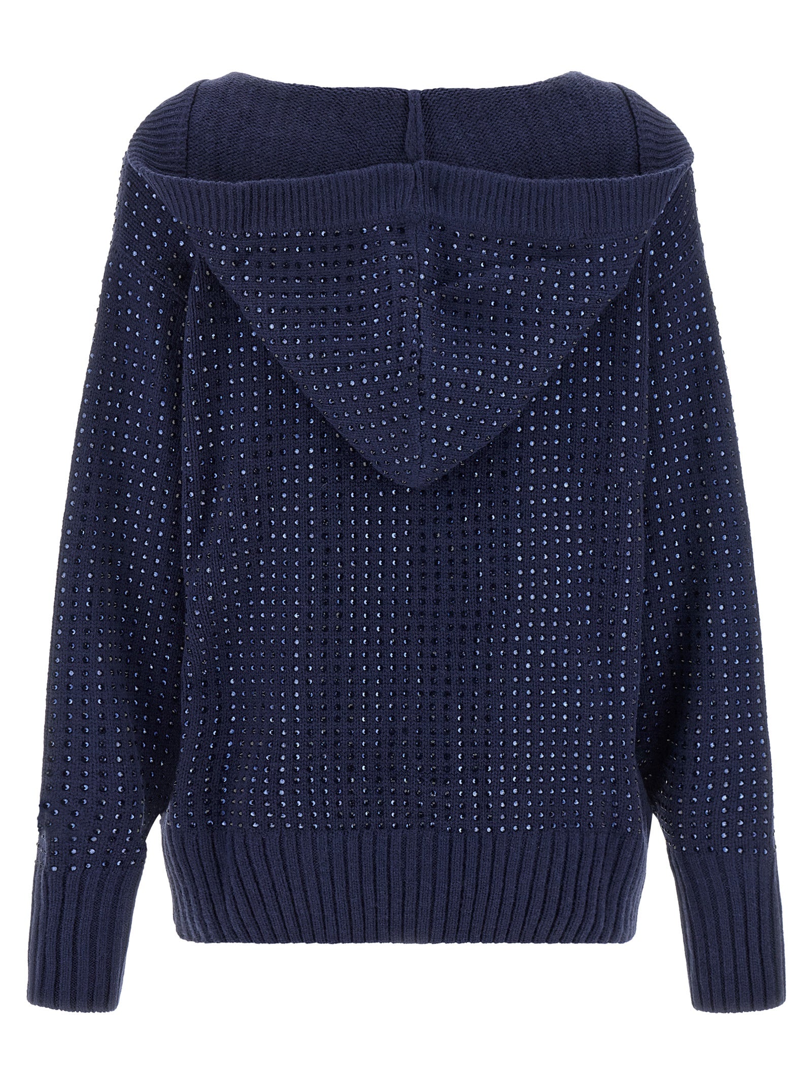 PINKO Blue Wool Cardigan