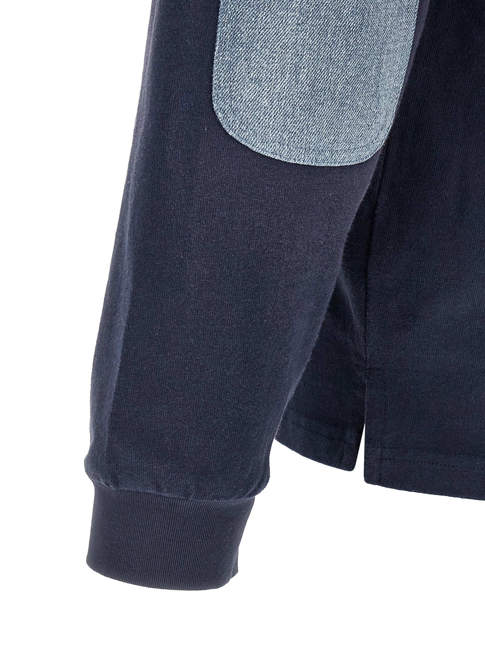 FOUND Blue Cotton Polo Shirt