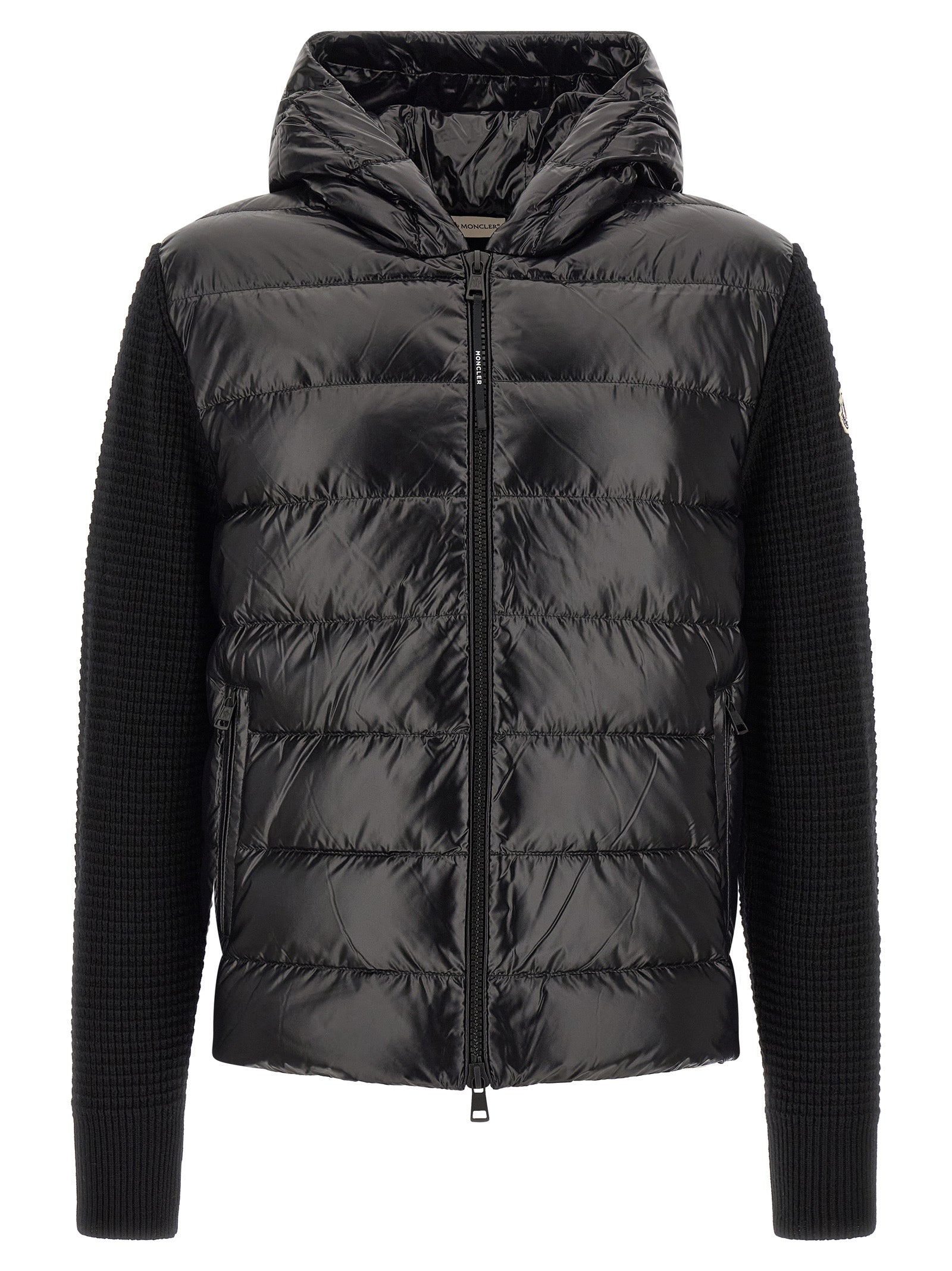 Moncler Black Polyamide Cardigan