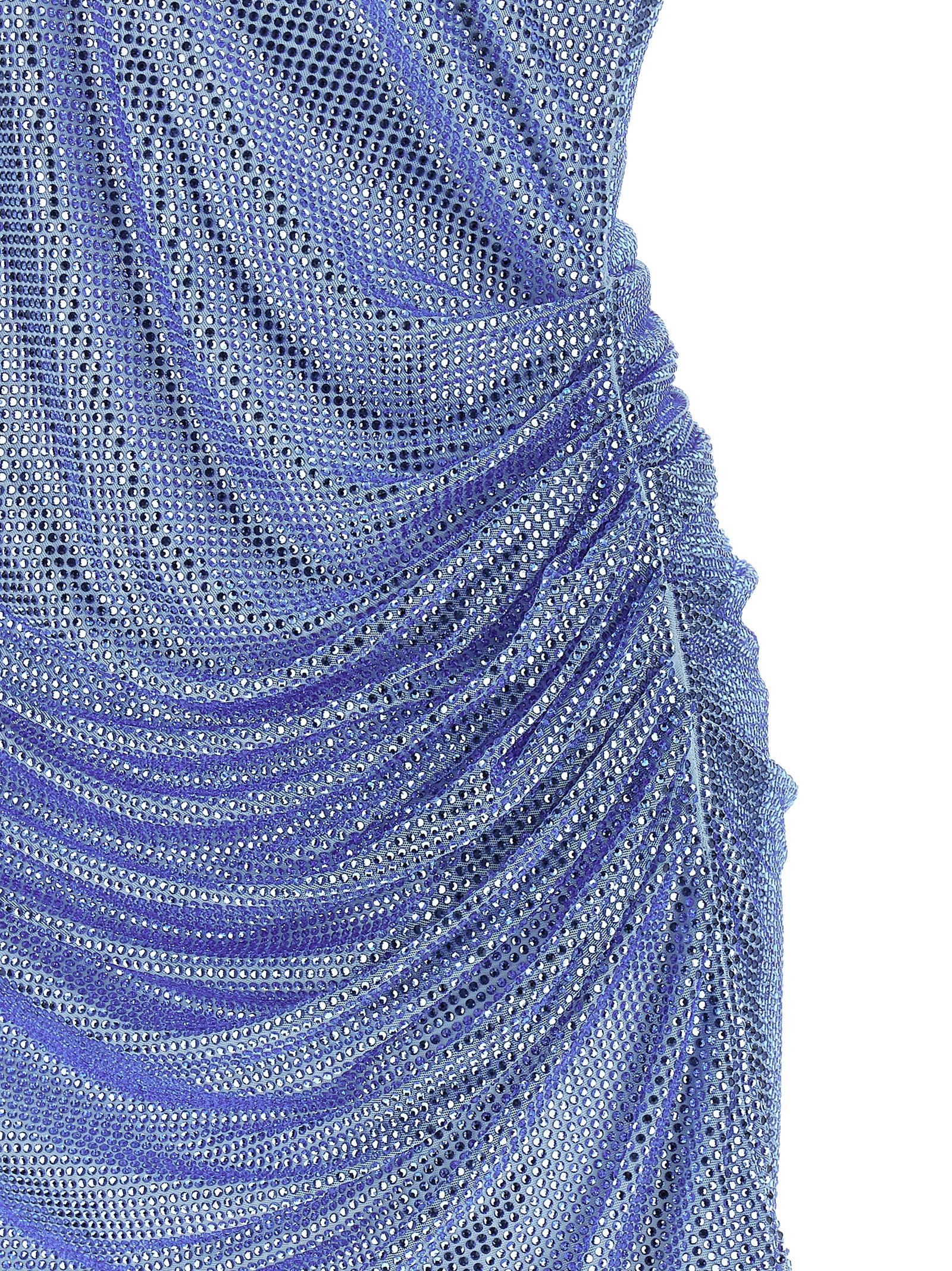 Giuseppe Di Morabito Blue Polyamide Cocktail Dress