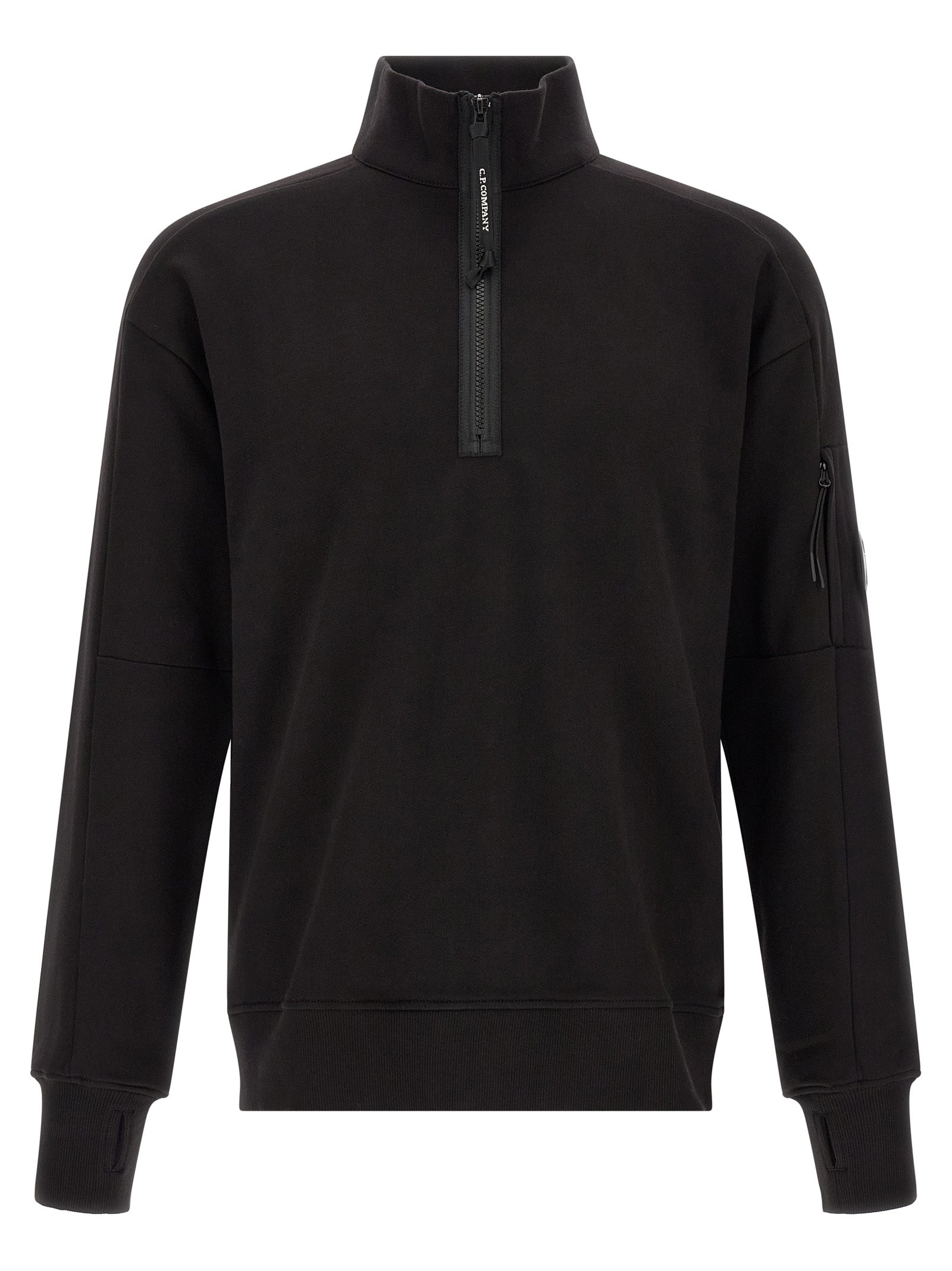 C.P. Company Black Cotton Sweatshirt