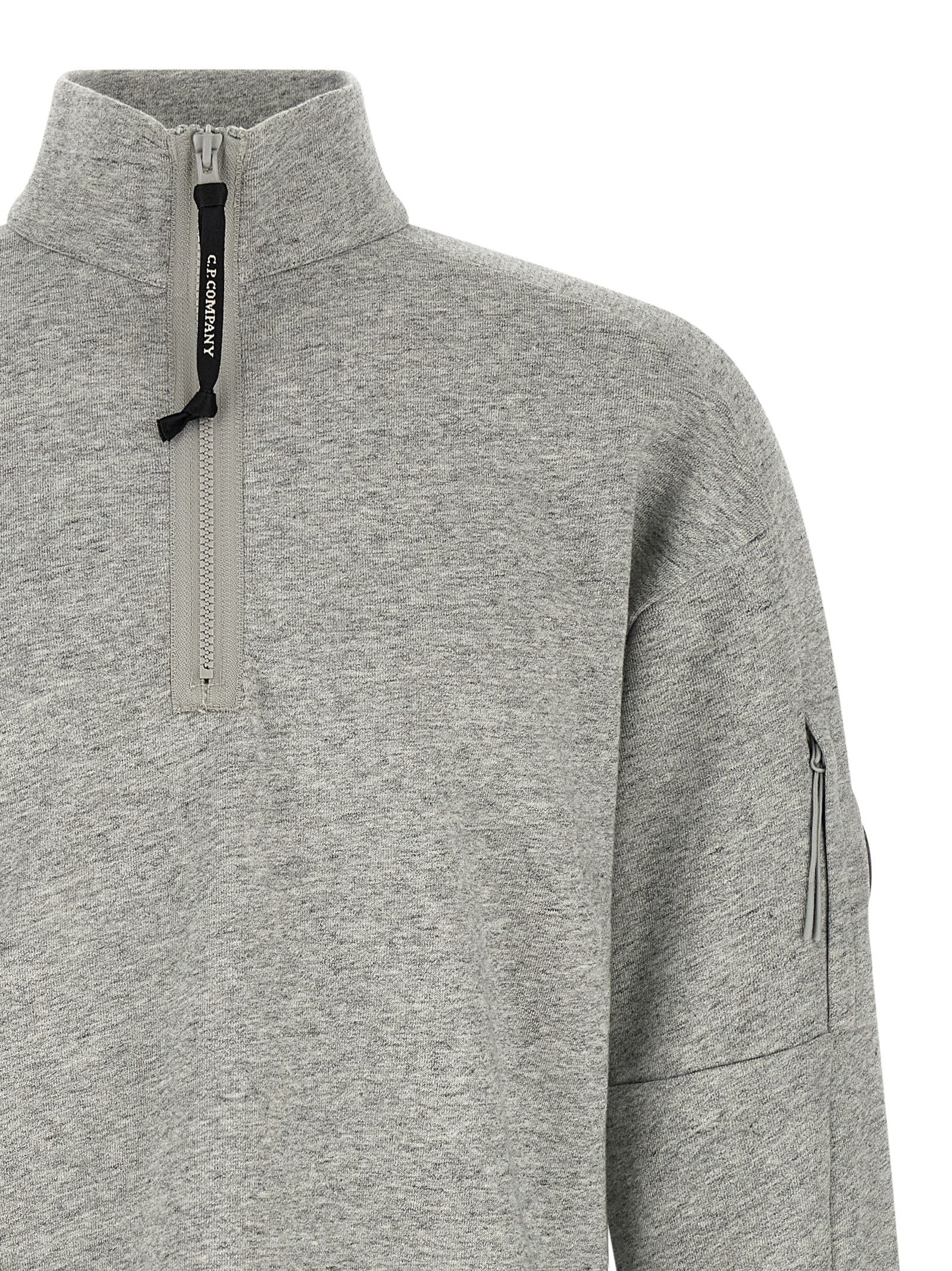 C.P. Company Gray Cotton Sweatshirt