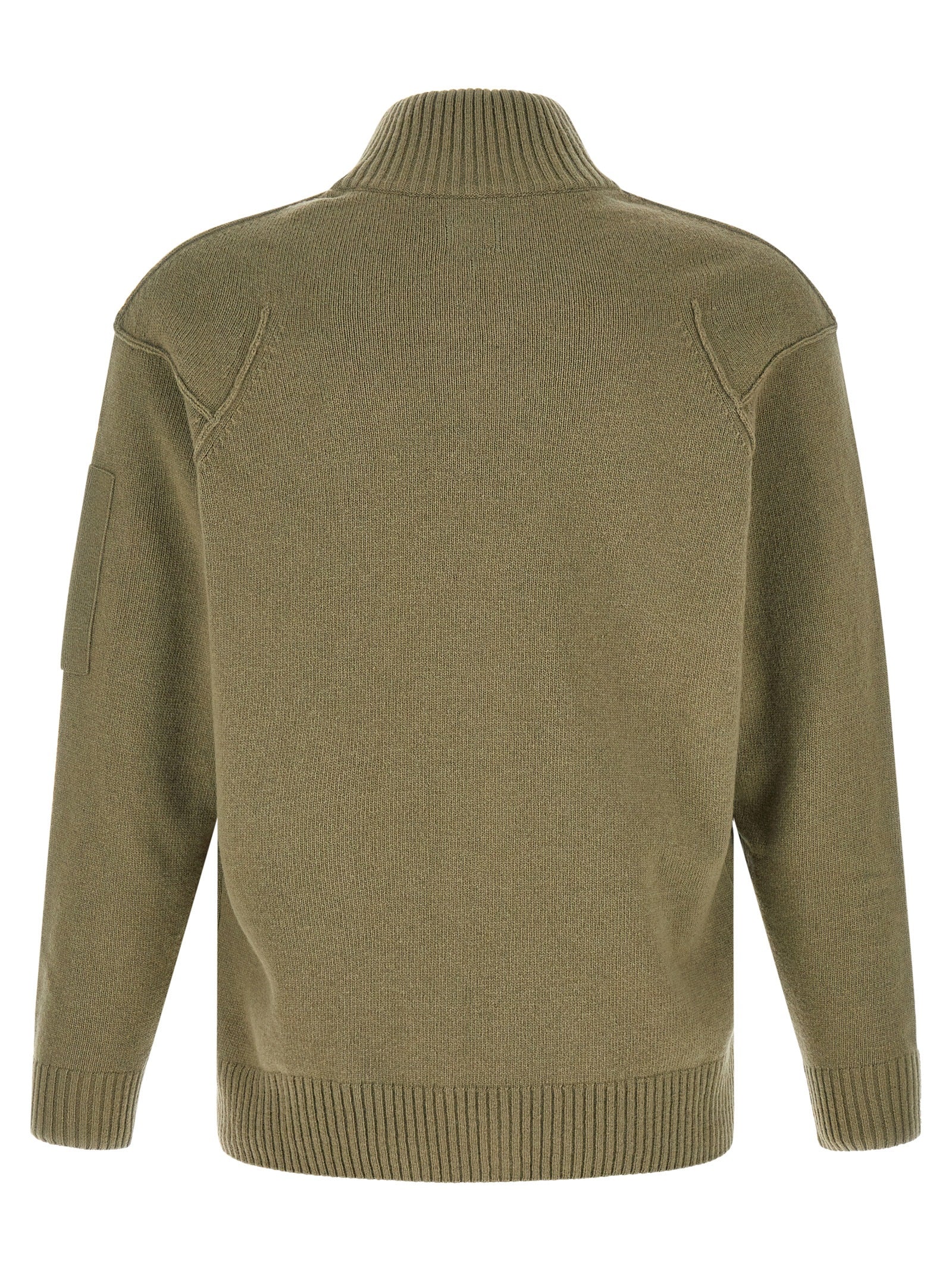 C.P. Company Bicolor Wool Cardigan
