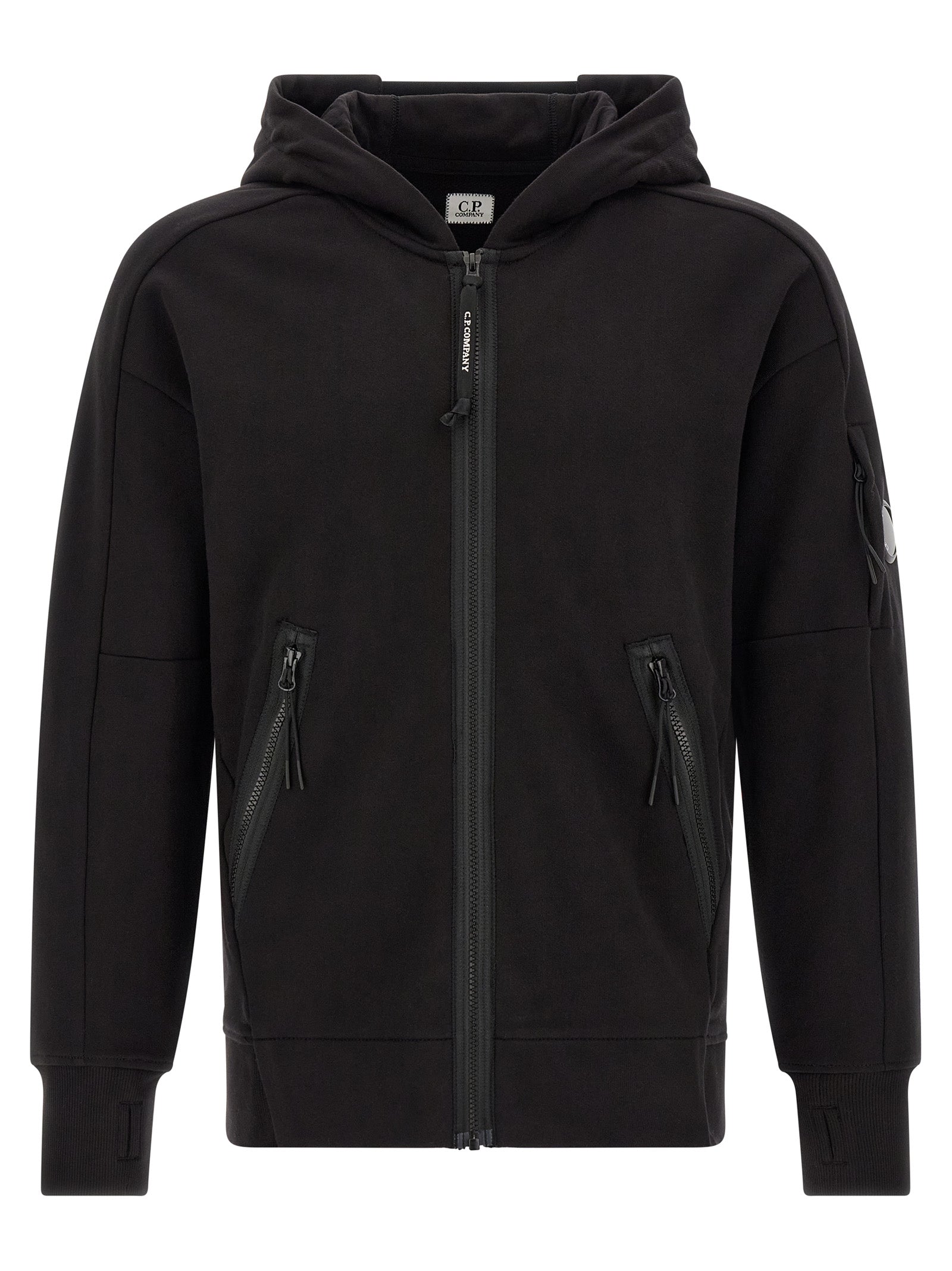 C.P. Company Black Cotton Sweatshirt
