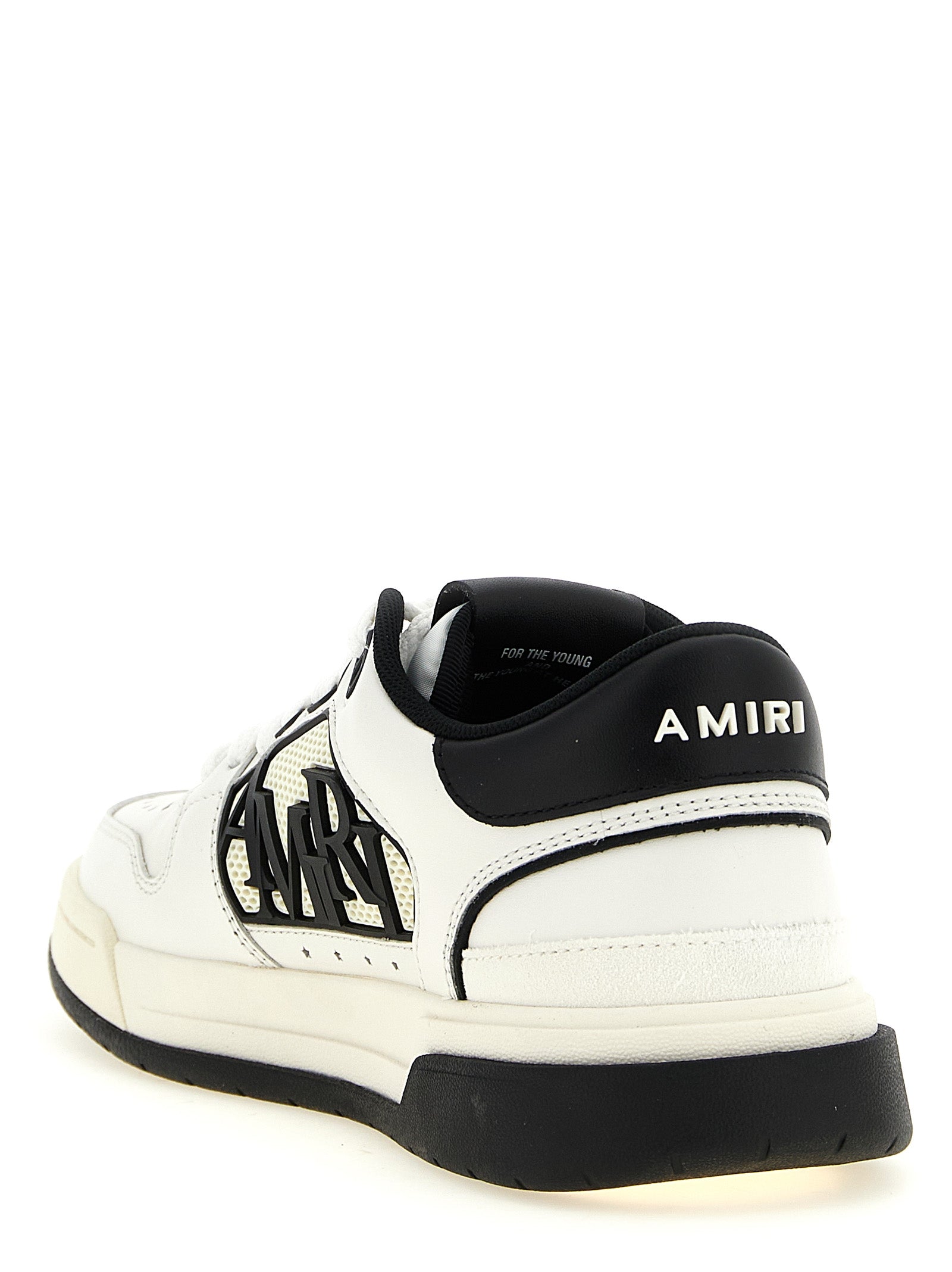 Amiri Bicolor Calfskin Athletic Sneakers
