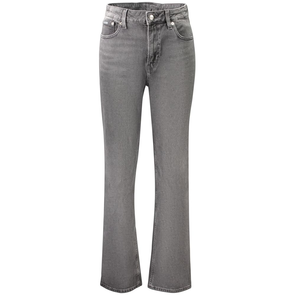 Calvin Klein Black Cotton Womens Jeans