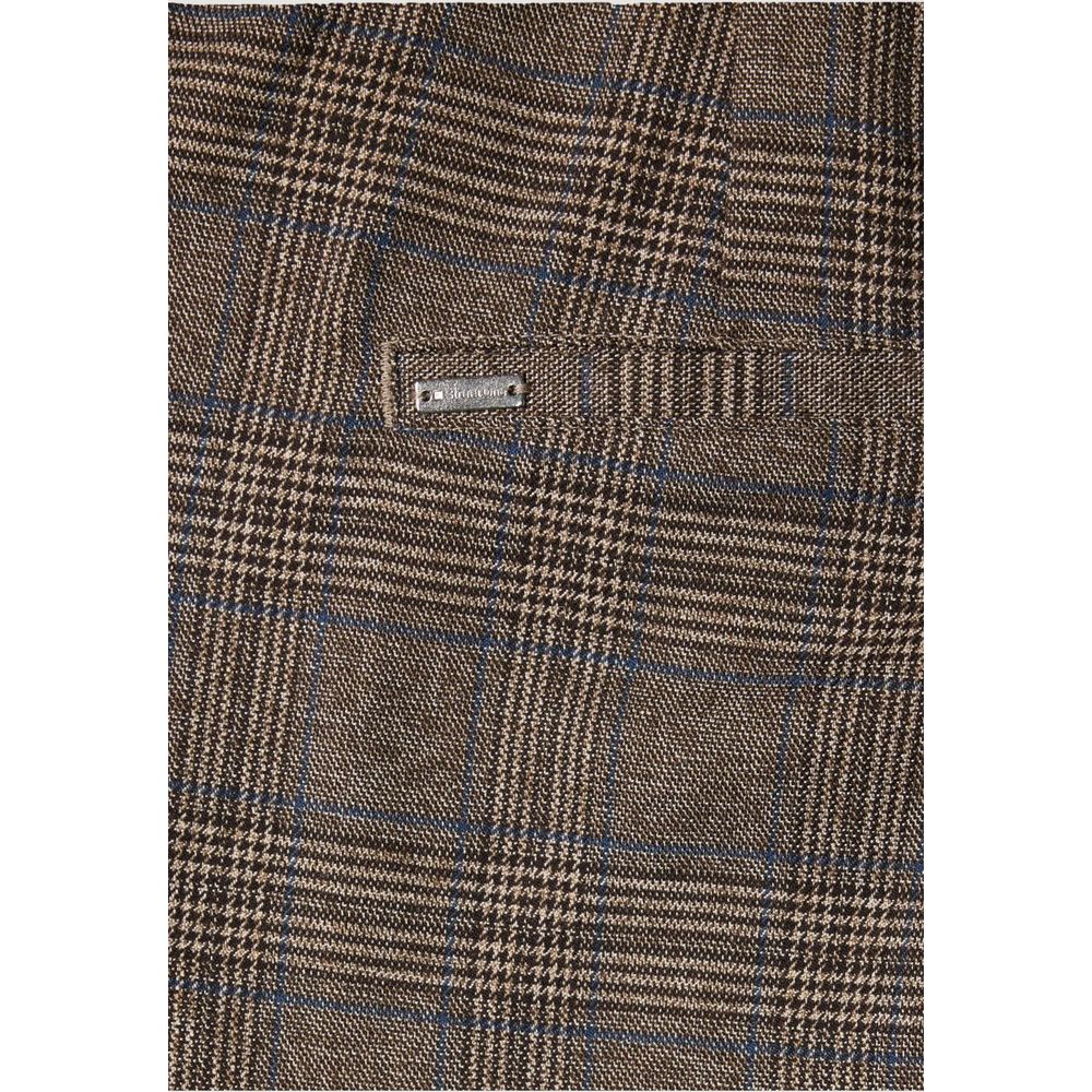Street One Brown Polyester Casual Pants