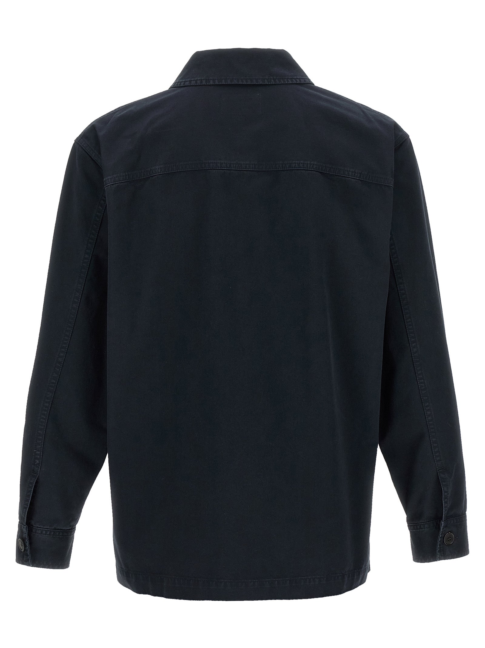 Saint Laurent Blue Cotton Blouse
