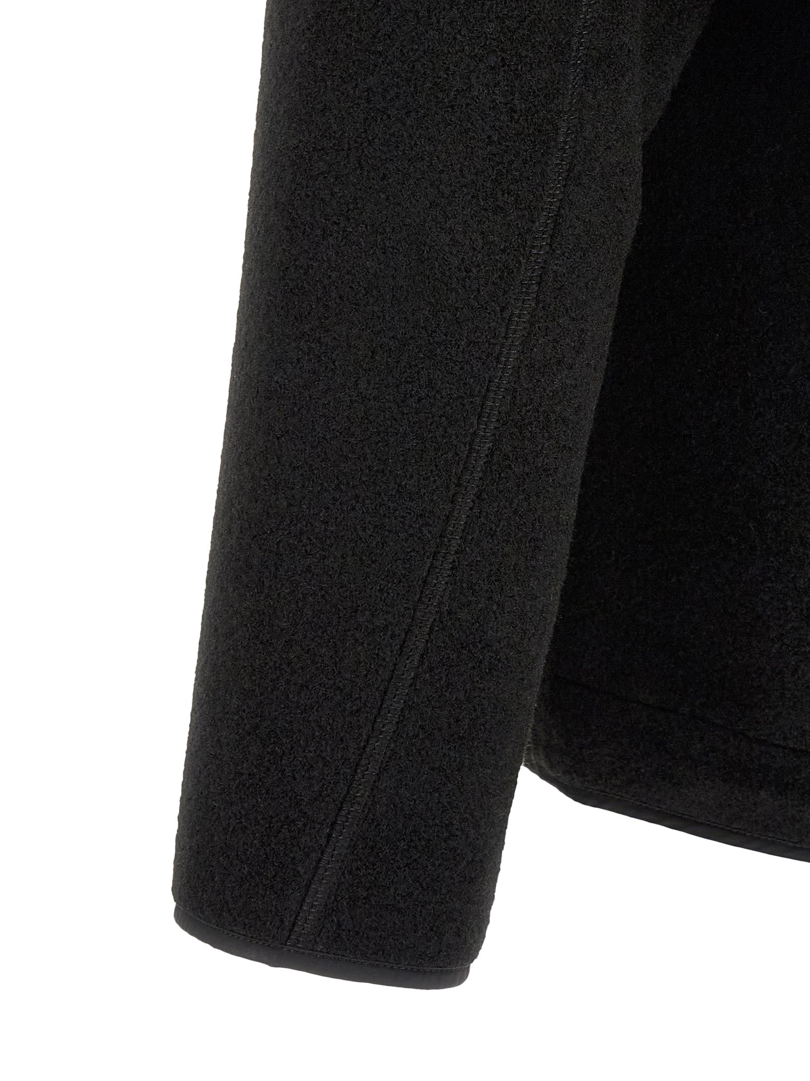 LAMINAR Black Polyester Shell Jacket