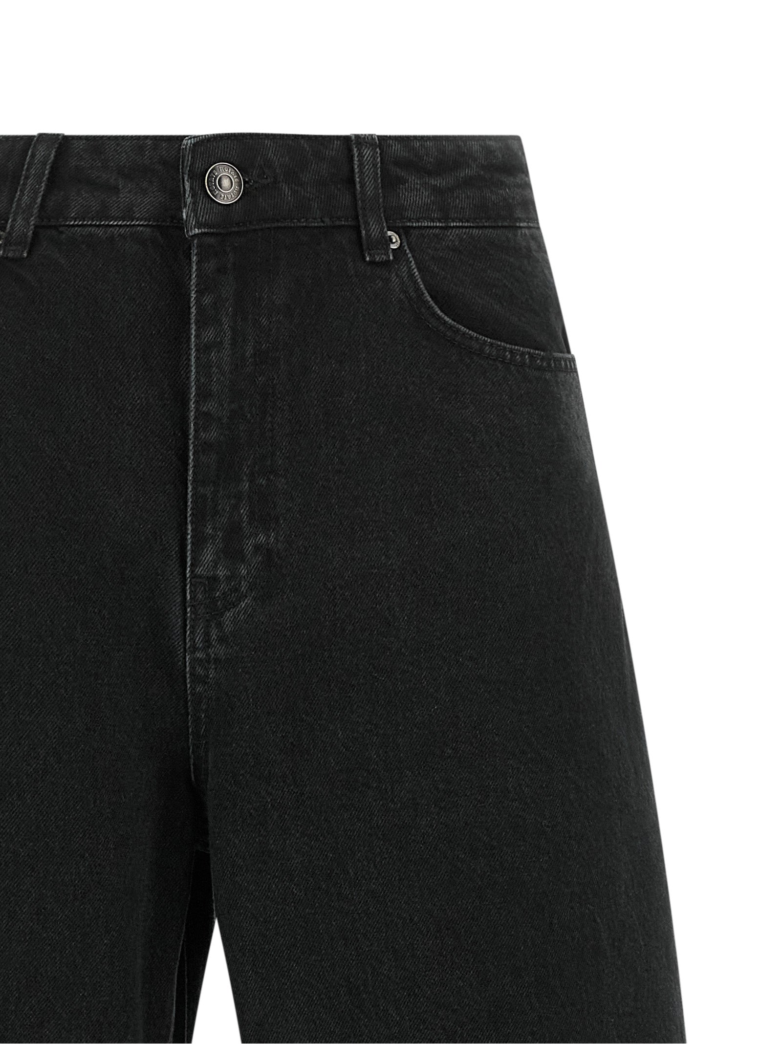 ROTATE BIRGER CHRISTENSEN Black Organic Cotton Jeans Denim