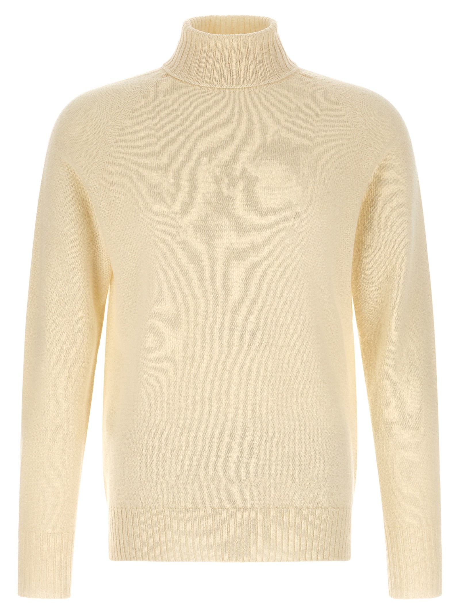 MA'RY'YA White Cashmere Cardigan