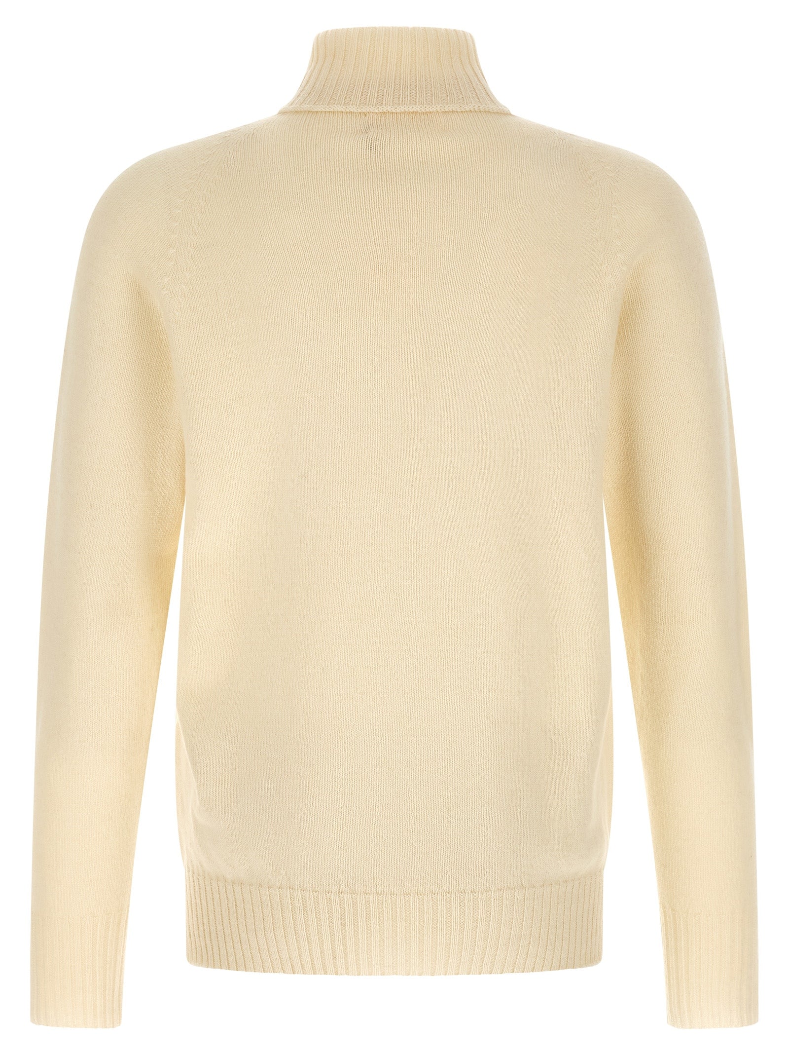 MA'RY'YA White Cashmere Cardigan