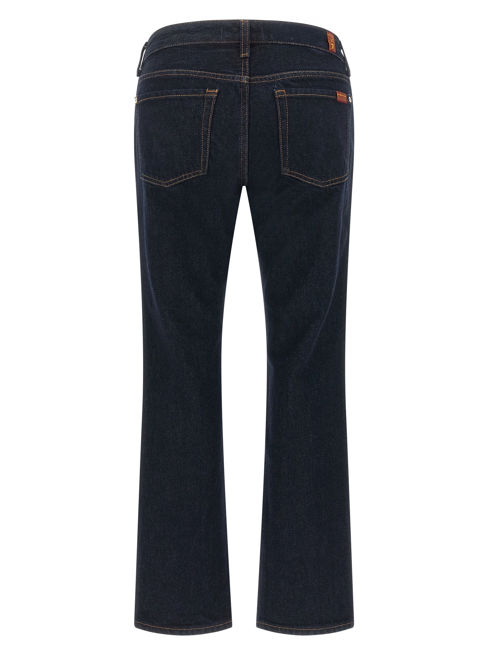 7 For All Mankind Blue Cotton Bootcut Jeans