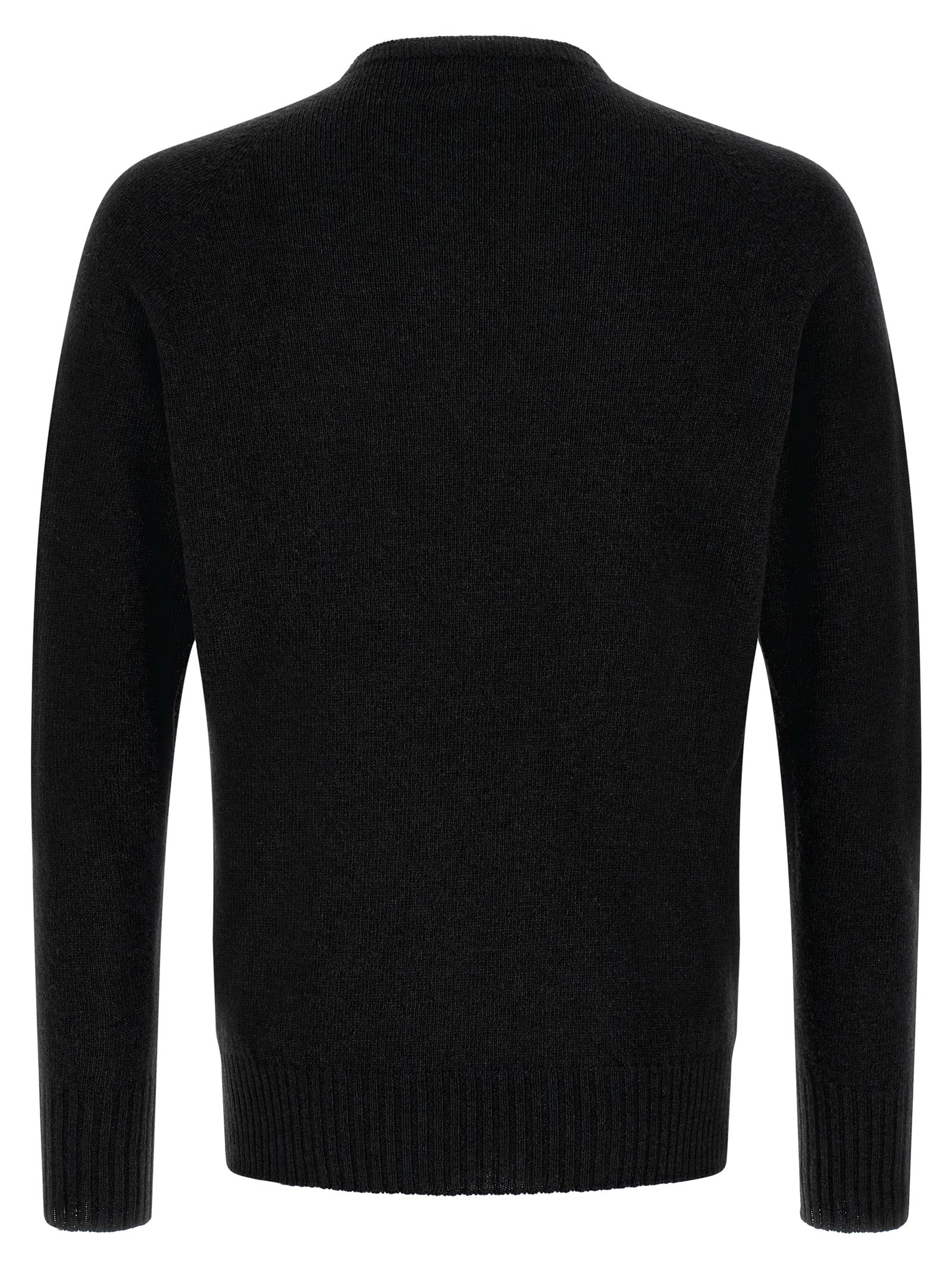 MA'RY'YA Black Cashmere Cardigan