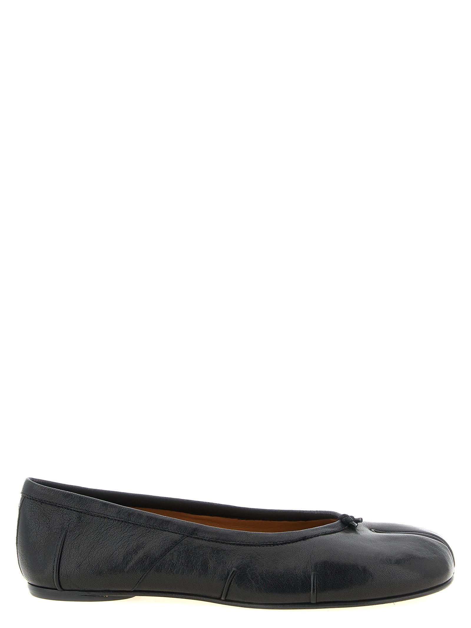Maison Margiela Black Lamb Leather Ballet Flats