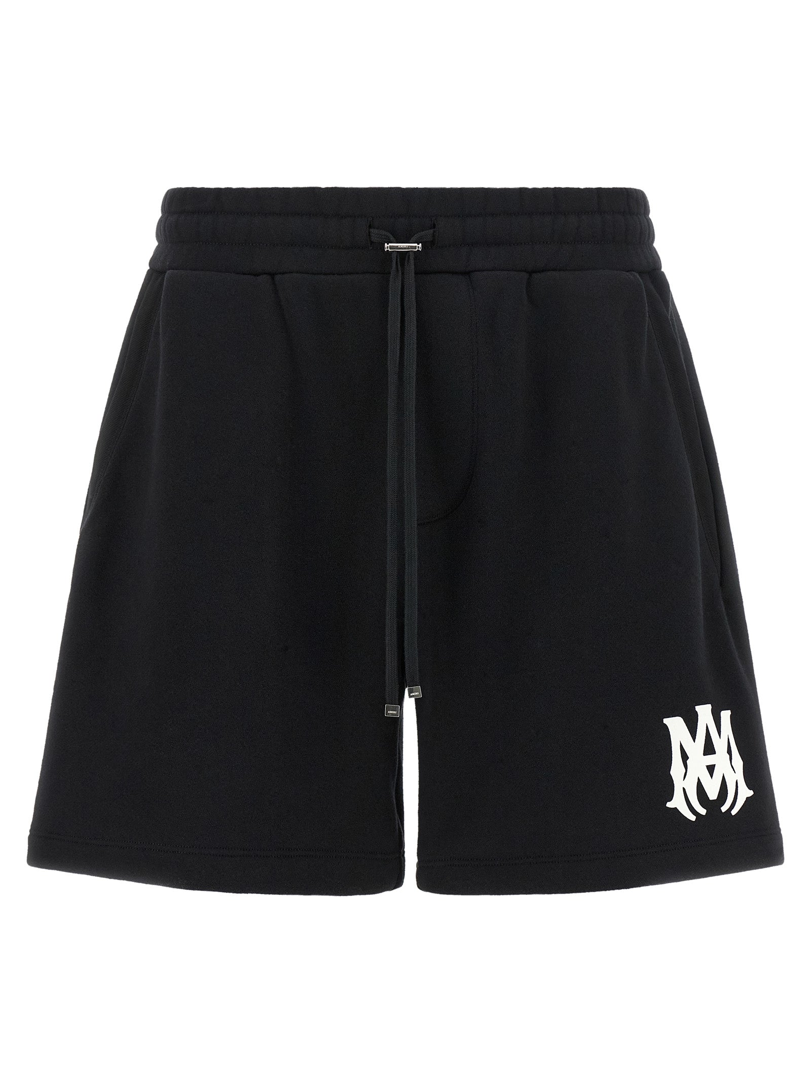 Amiri Black Cotton Bermuda Shorts