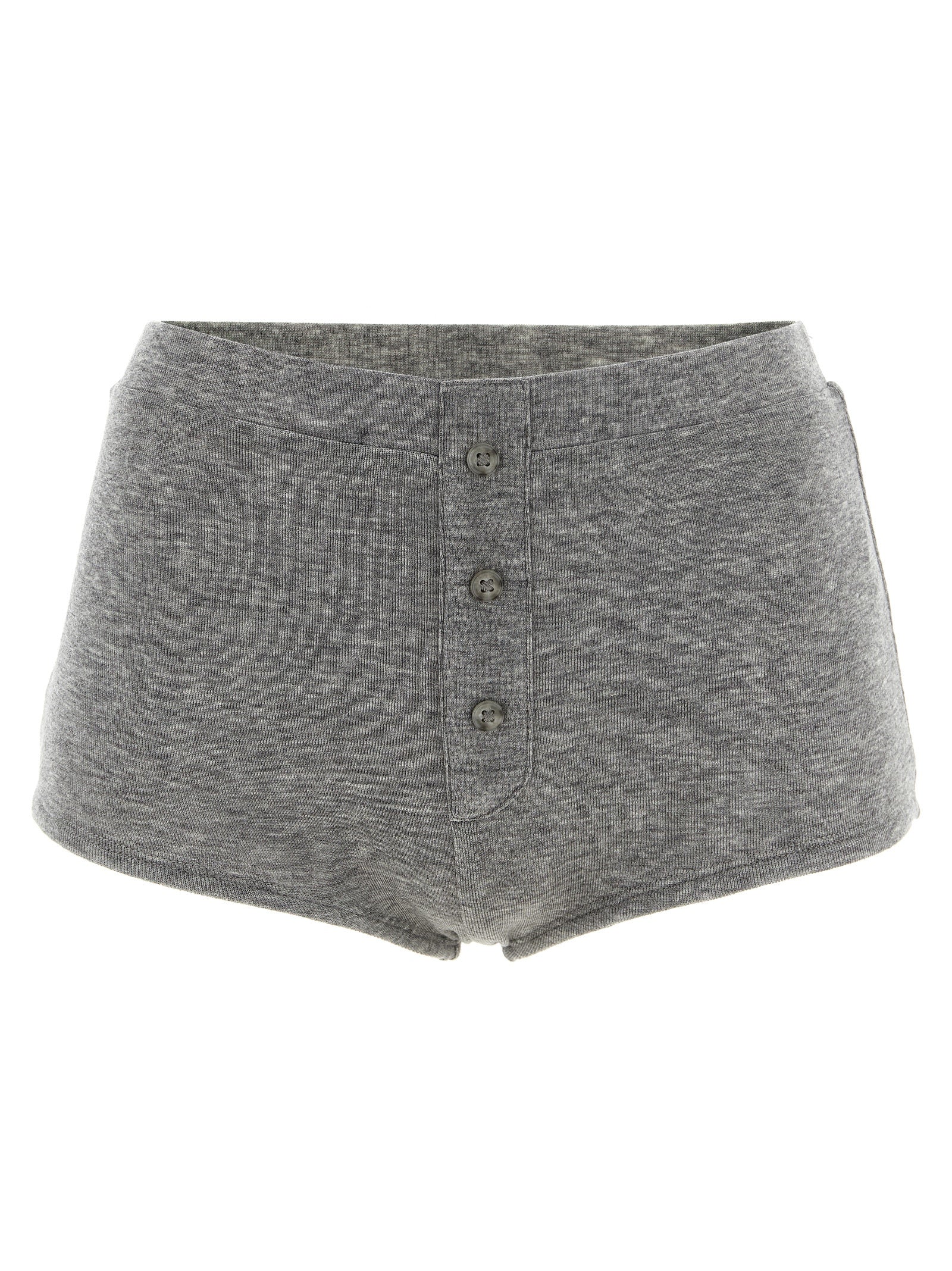 Entire Studios Gray Tencel Bermuda Shorts