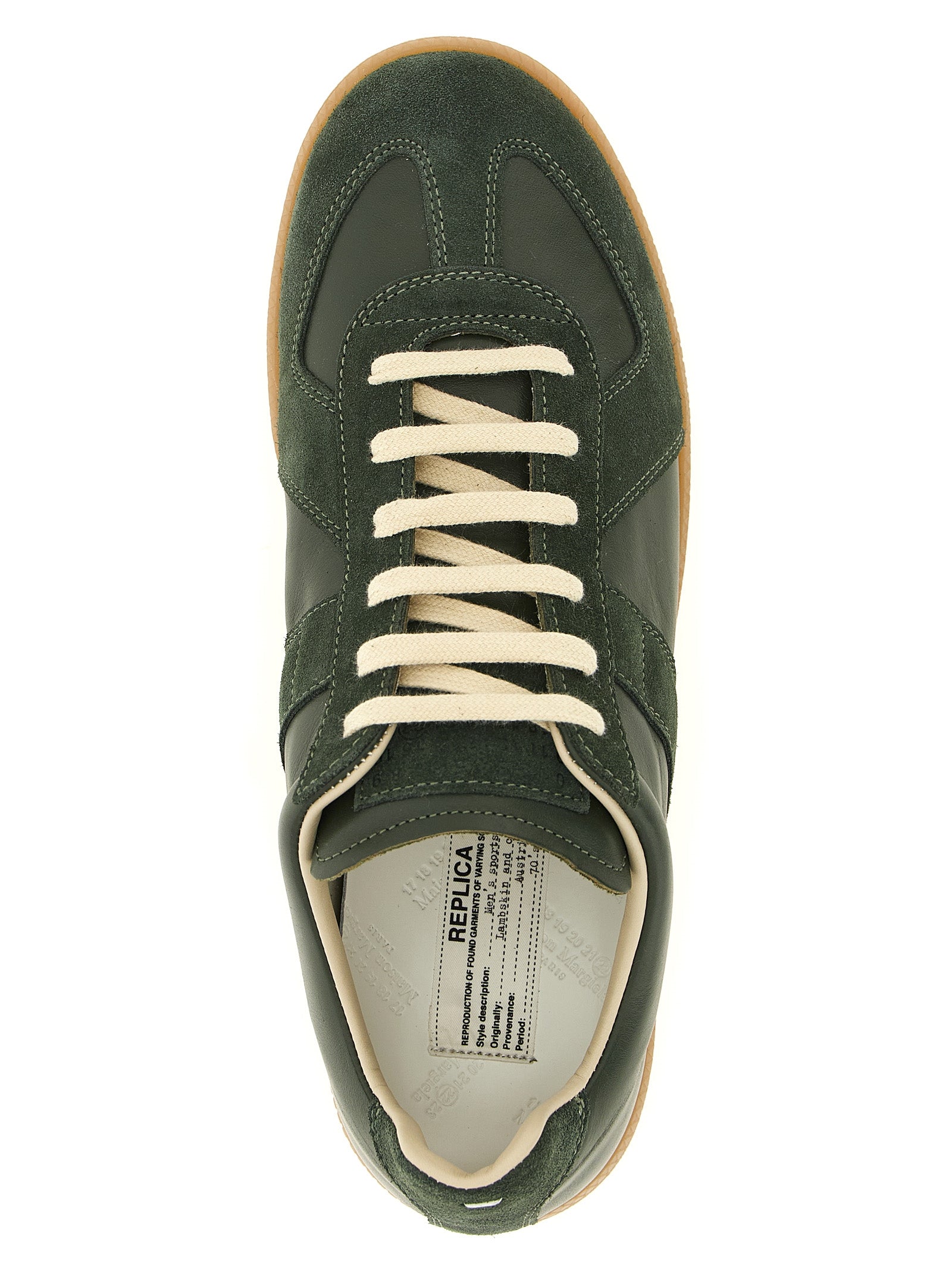 Maison Margiela Bicolor Calfskin Low Top Sneakers