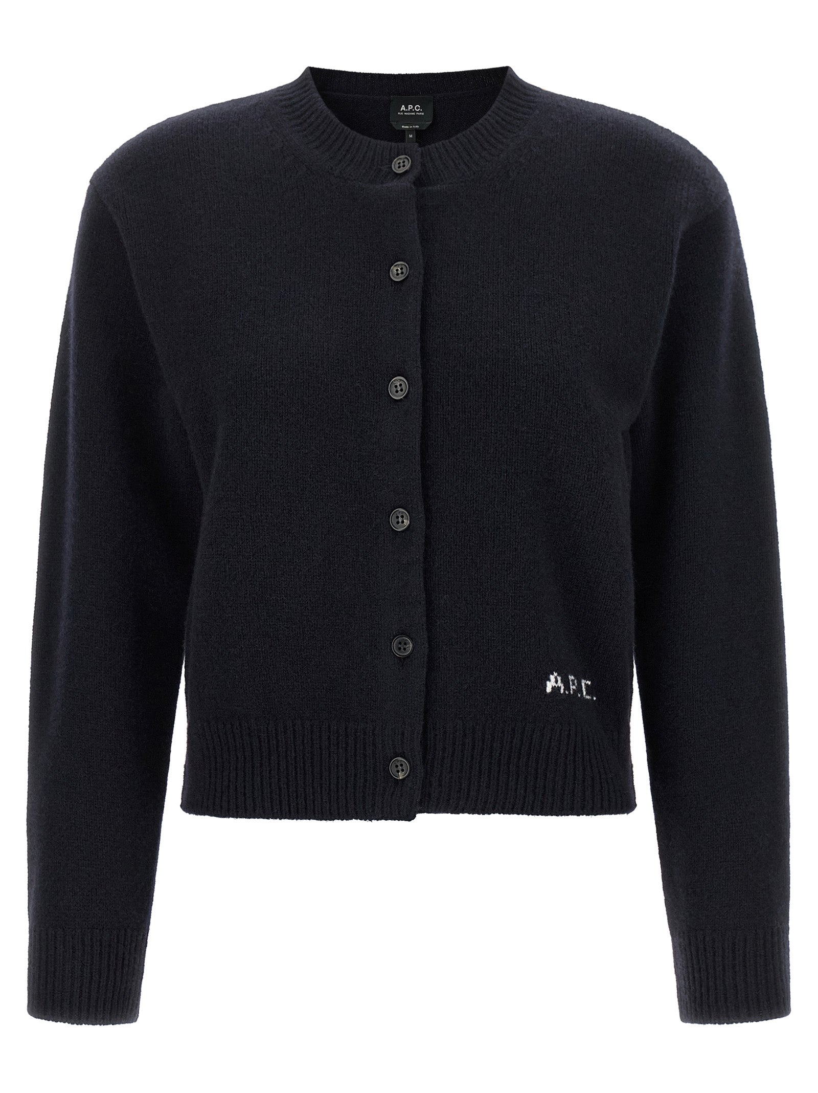 A.P.C. Blue Wool Cardigan